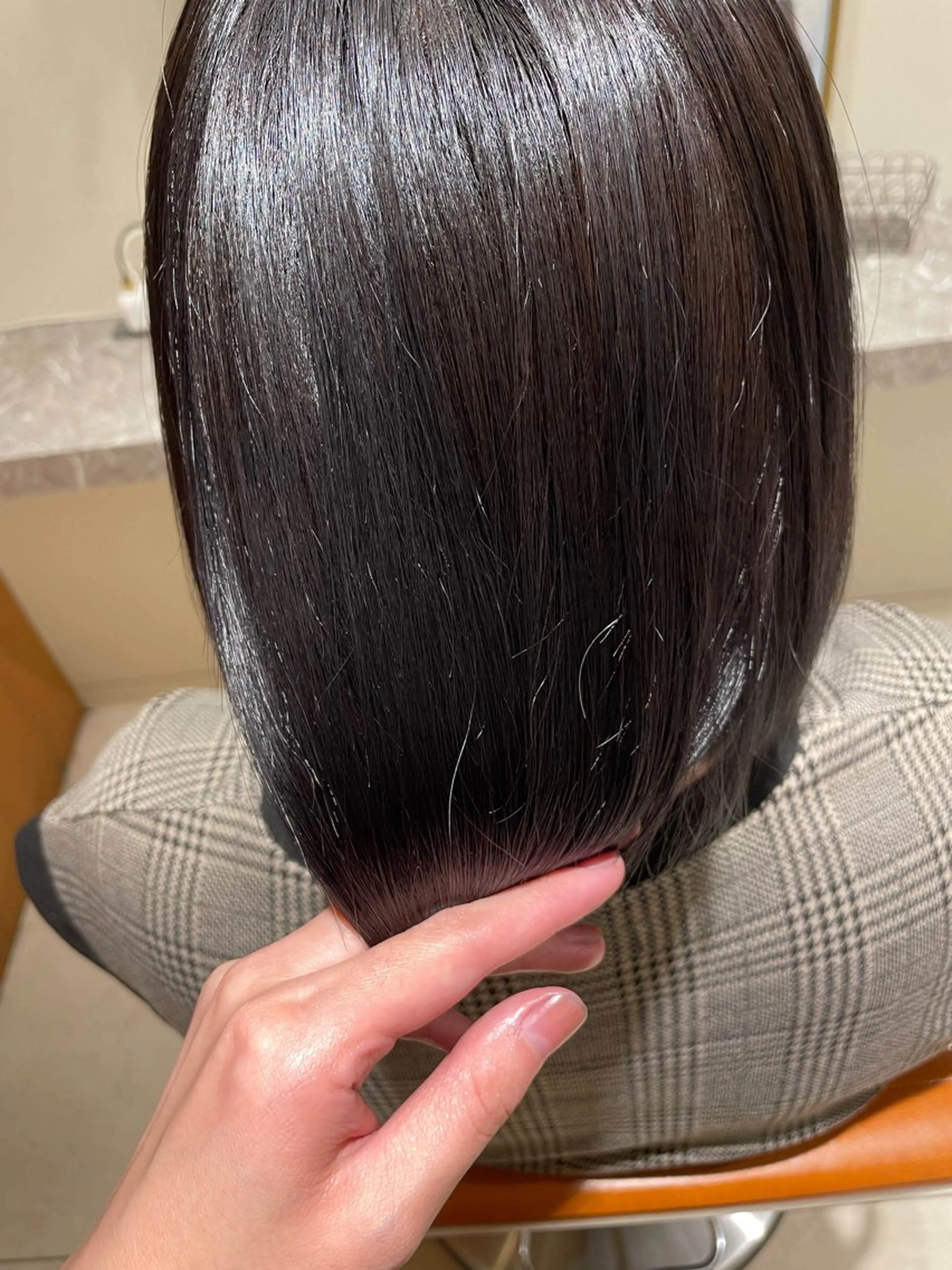 セミロング カラー ヘアカラー トリートメント Merry Land日吉所属・暖色/ベージュ/ メンズ/鈴木彩のヘアスタイル