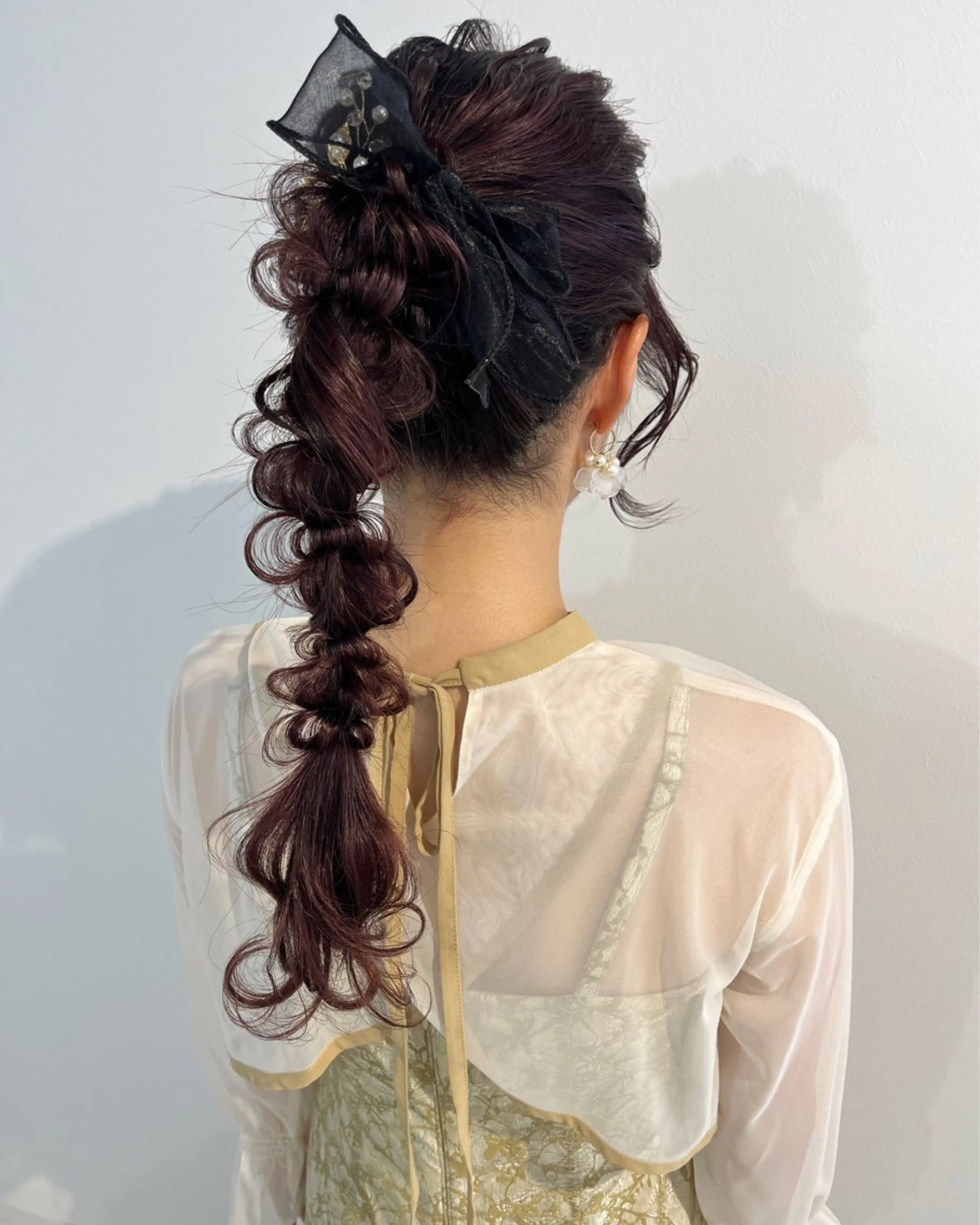 ロング ヘアアレンジ tomida yukiのマツエク・マツパデザイン