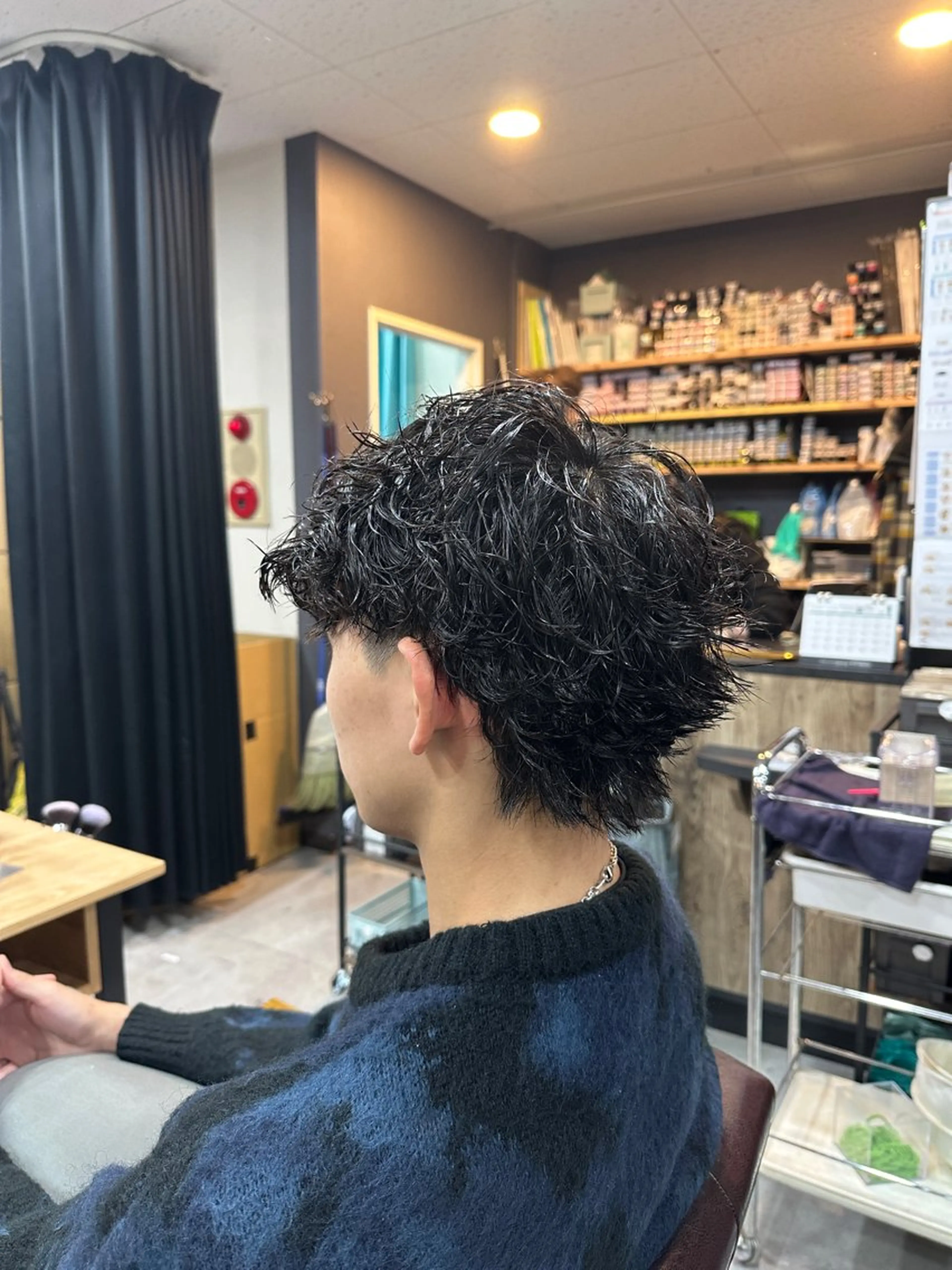 パーマ メンズ keita THREE(A)のヘアスタイル