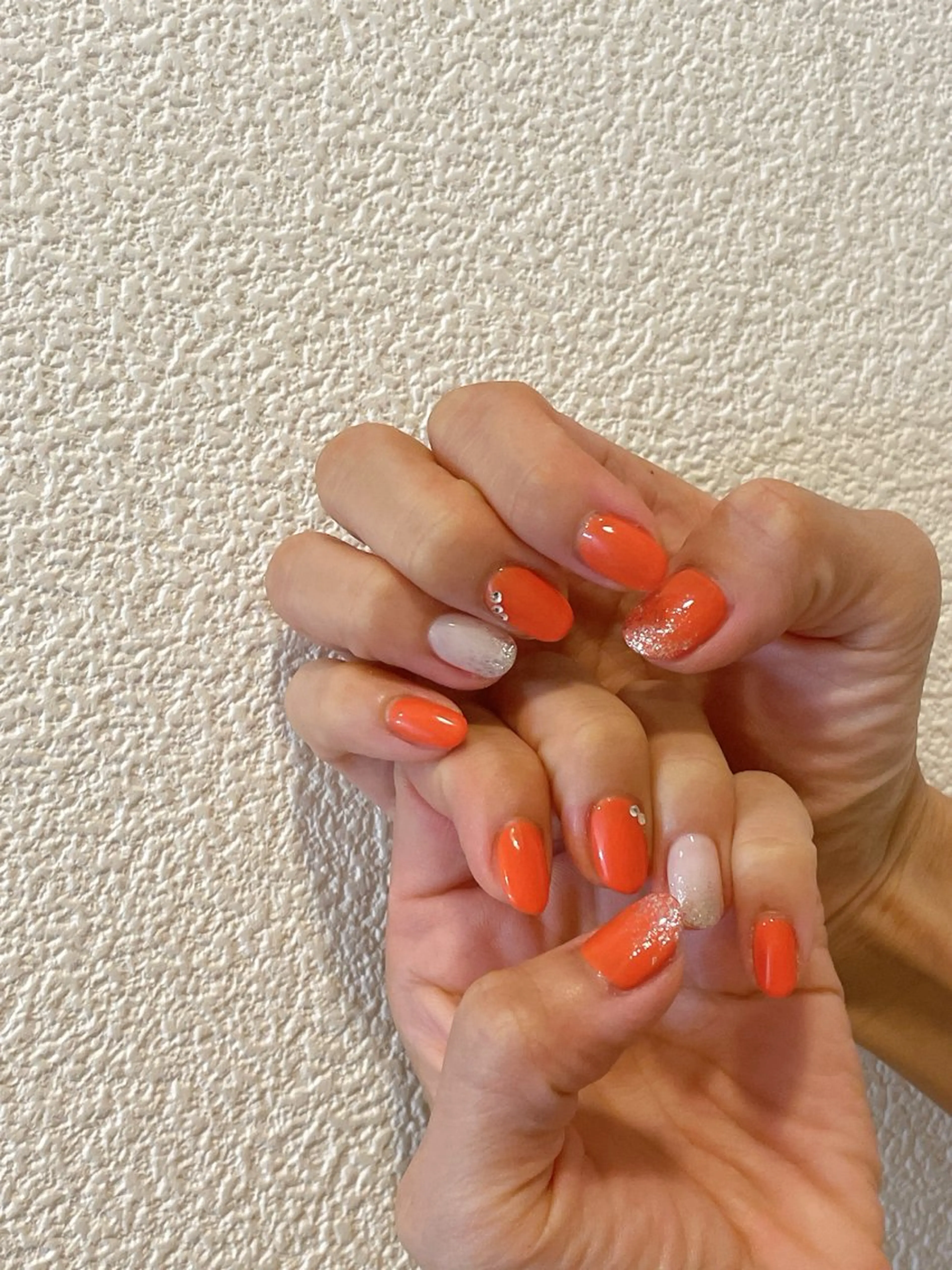 ネイル オーロラネイル フットネイル フレンチネイル ジェルネイル マグネットネイル ハンドネイル Mogu nail 二子玉川のネイルデザイン