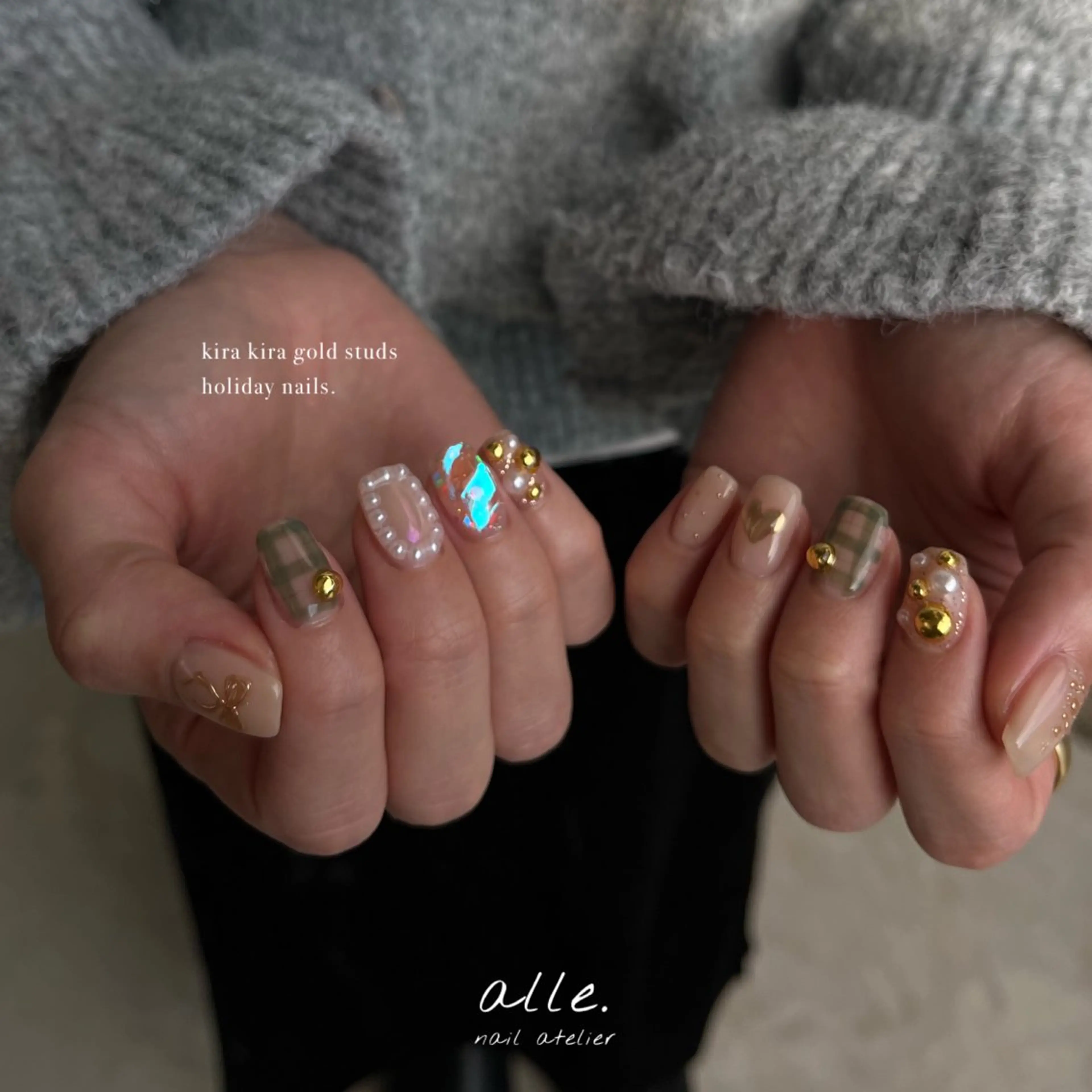 ネイル ハンドネイル atelier alle.のネイルデザイン