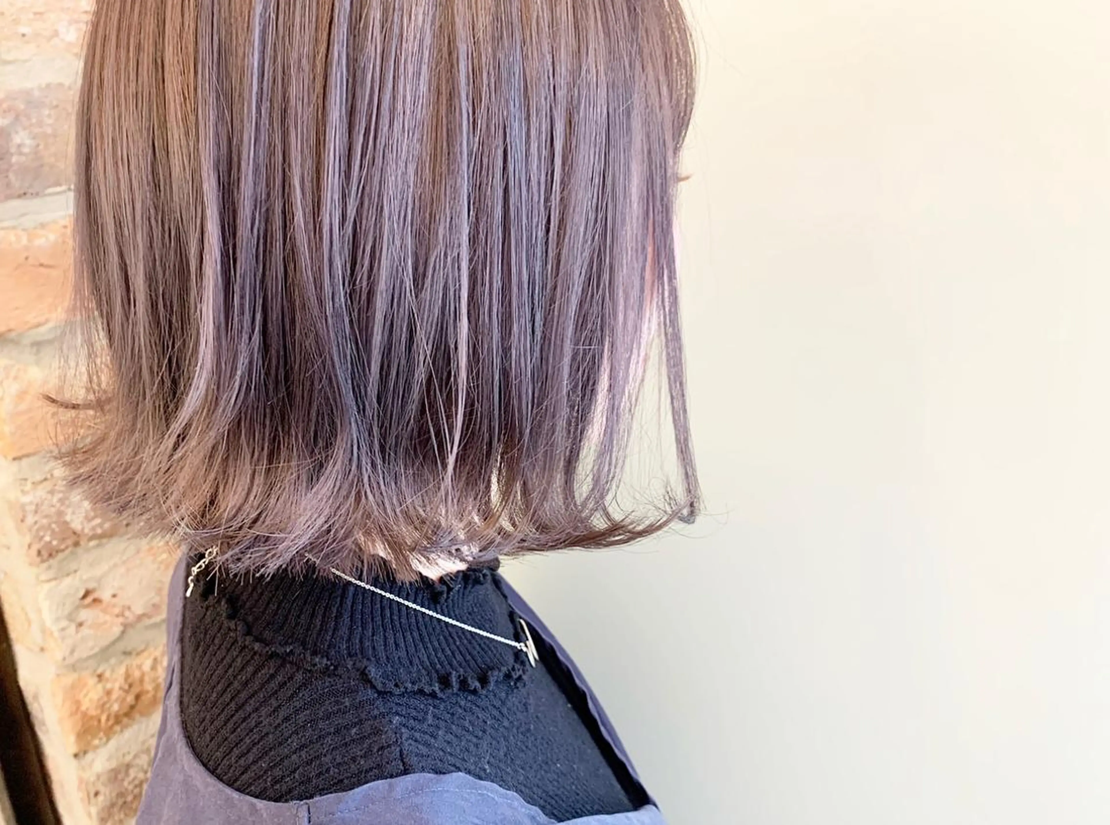 ミディアム カラー ヘアカラー あべ ゆうかのヘアスタイル