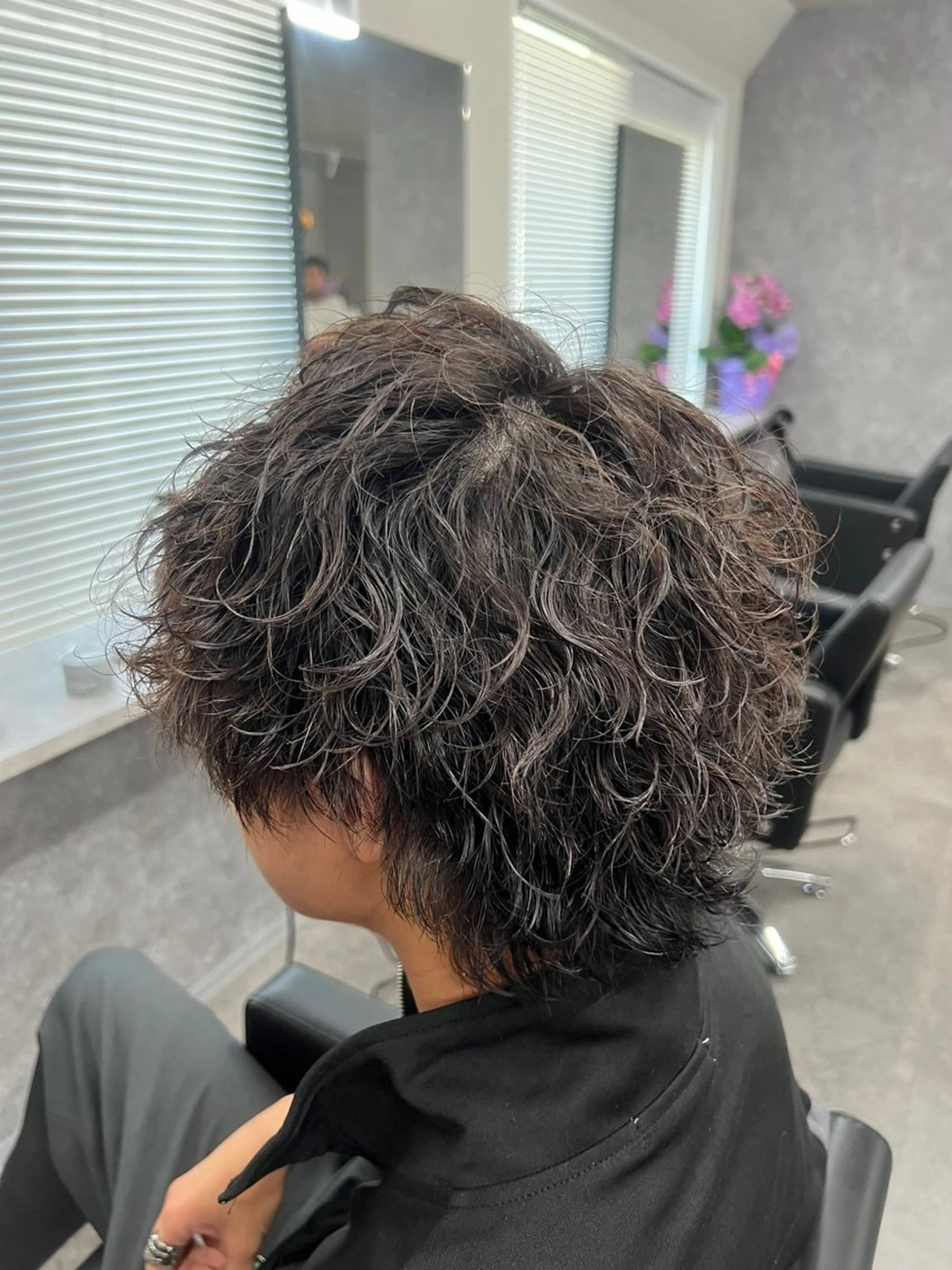 パーマ メンズ メンズパーマ 波巻きパーマ カット パーマ トリートメント 👑立川No.1筋肉 美容師👑しゅーとのヘアスタイル