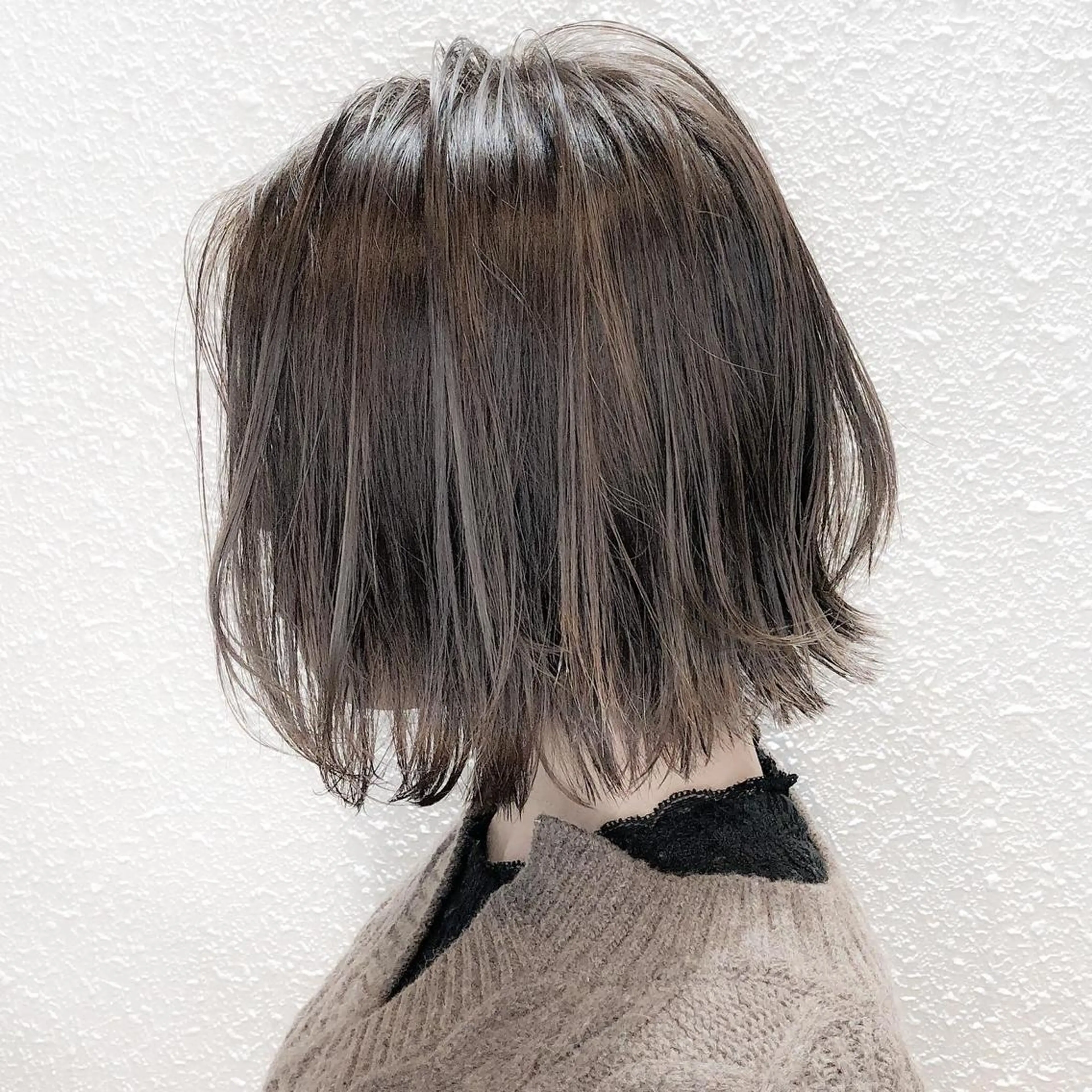 ミディアム ボブ 顔周りカット 小顔カット Monica所属・ボブ専門店 中島規寿のヘアスタイル