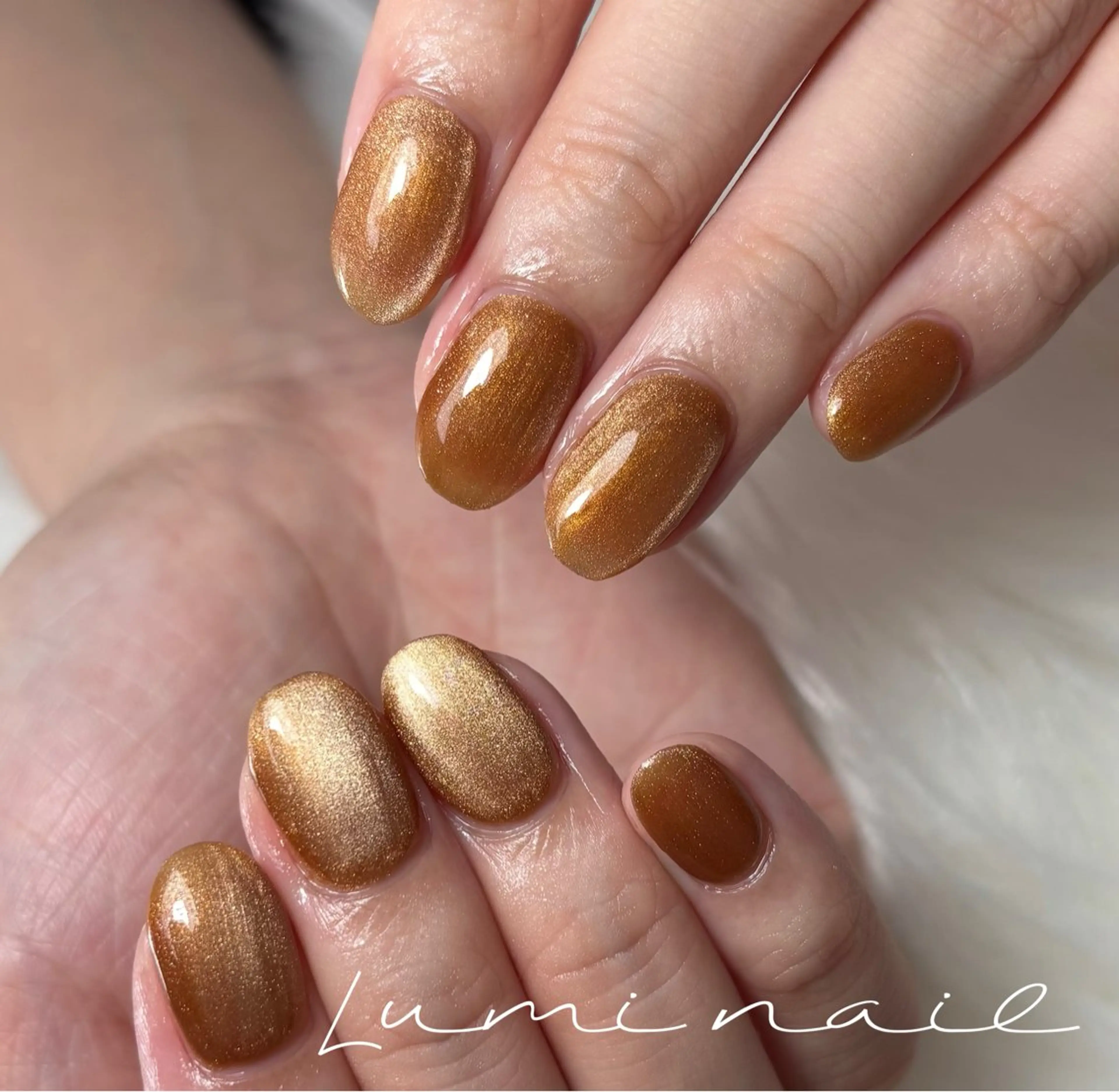 ネイル マグネットネイル ハンドネイル Luminail 新小岩のネイルデザイン