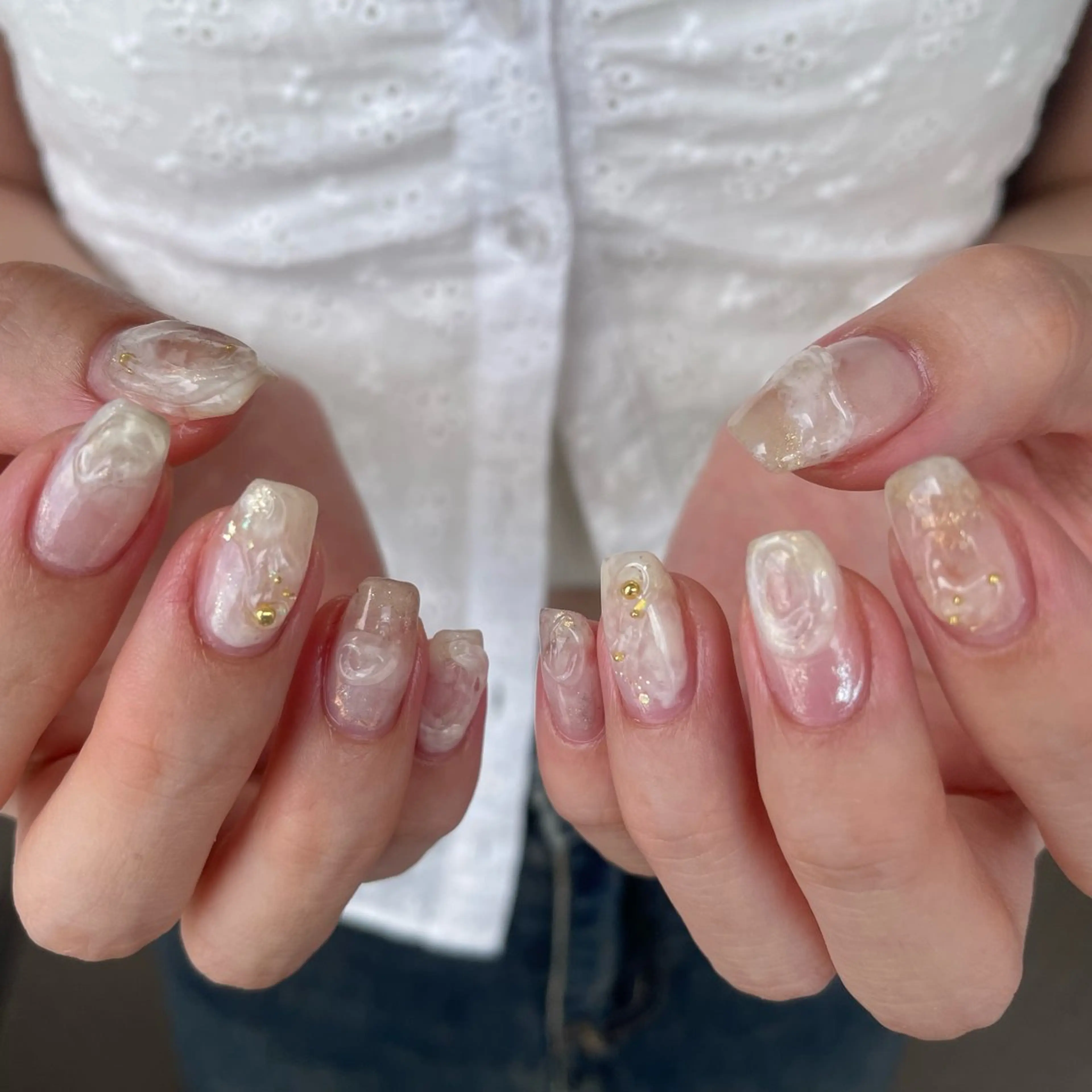 ネイル ハンドネイル カメレオン京橋🌻 草葉由佳のネイルデザイン