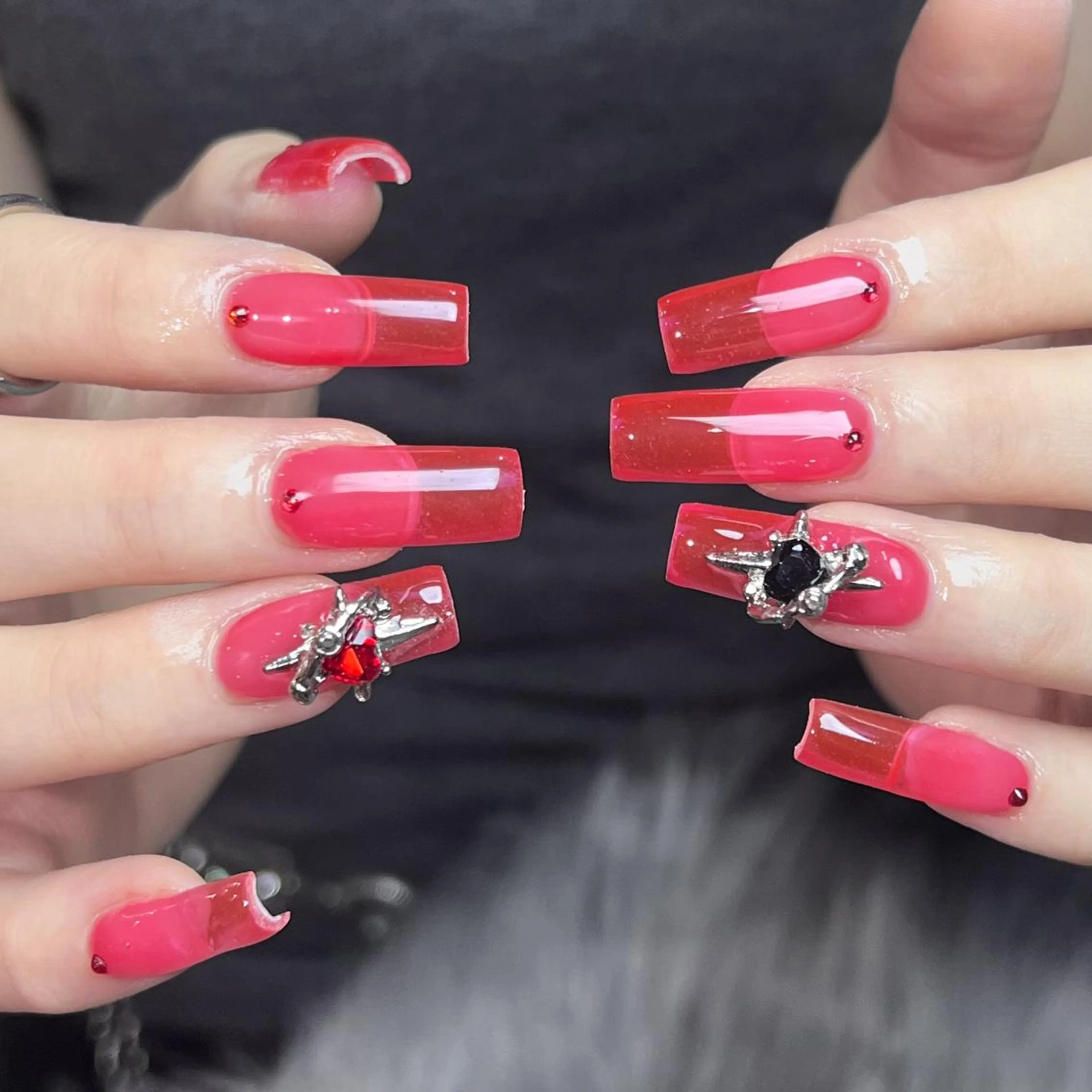 【平日限定】チップ長さだし✨ワンカラー💅の写真