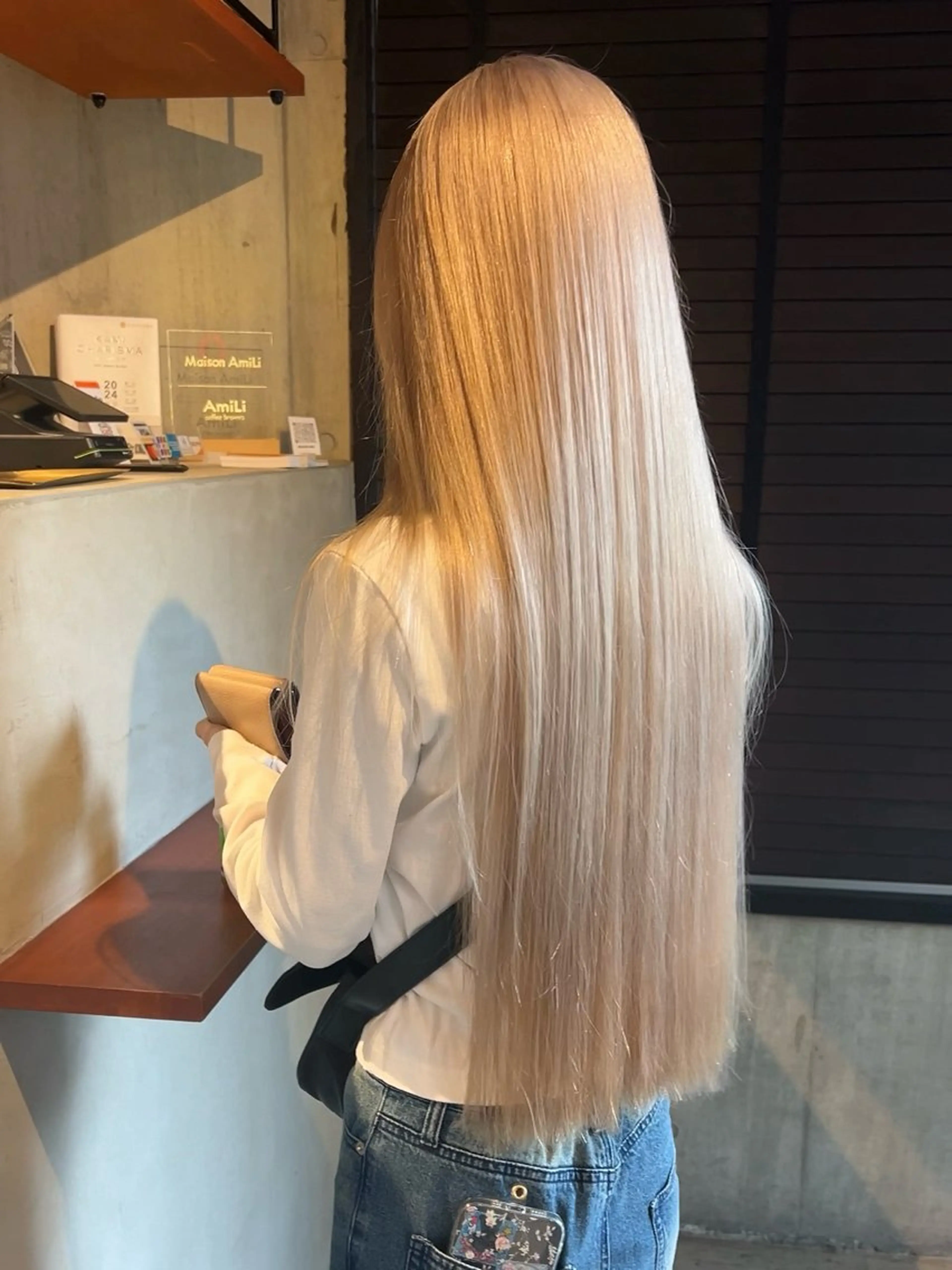 ⭐️カット＋ダブルカラー(ケアブリーチ)＋色持ちupトリートメント⭐️の写真