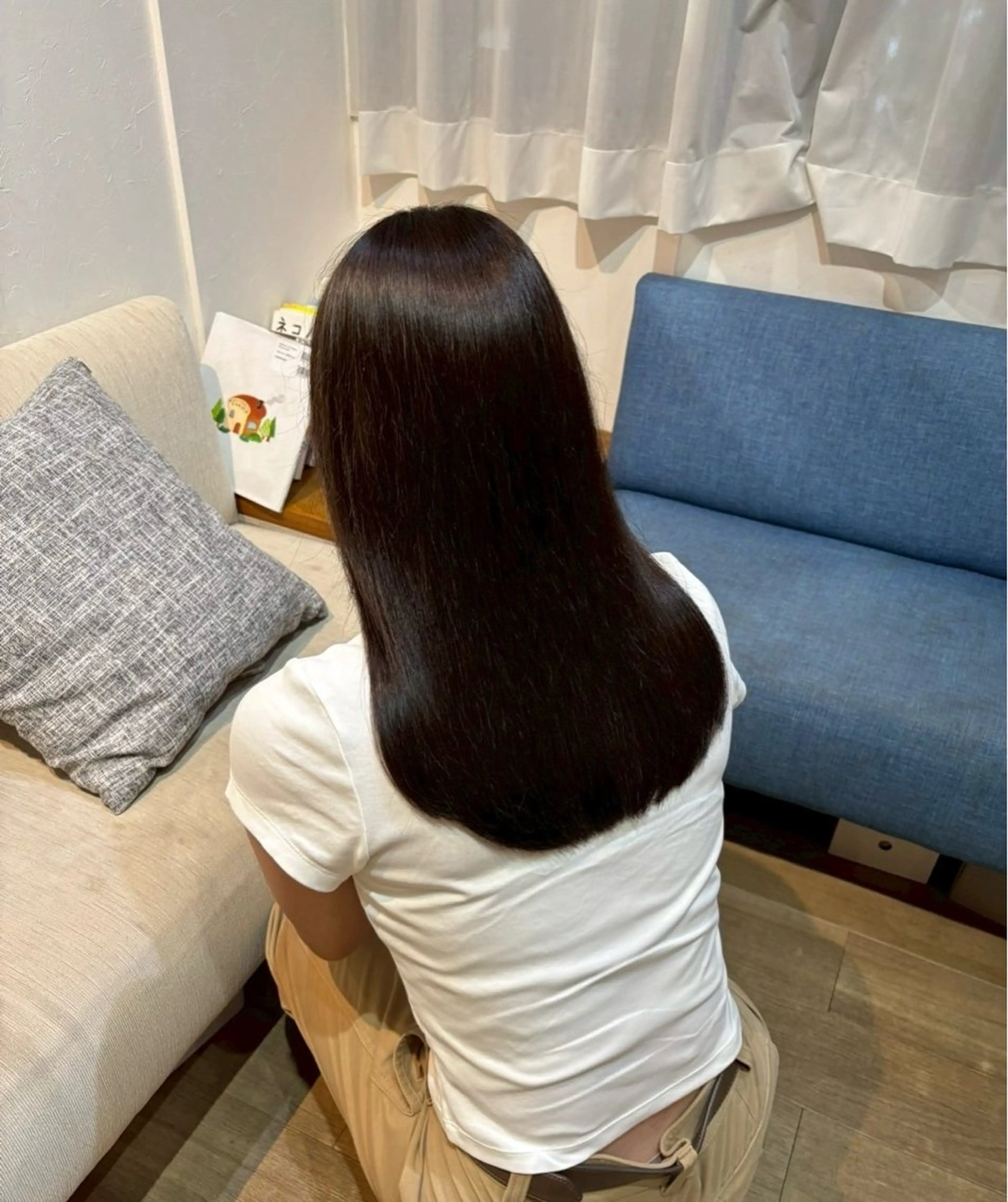 ミディアム カラー ブラウンカラー ヘアカラー トリートメント RINNO🌷艶髪/ 艶カラーのヘアスタイル