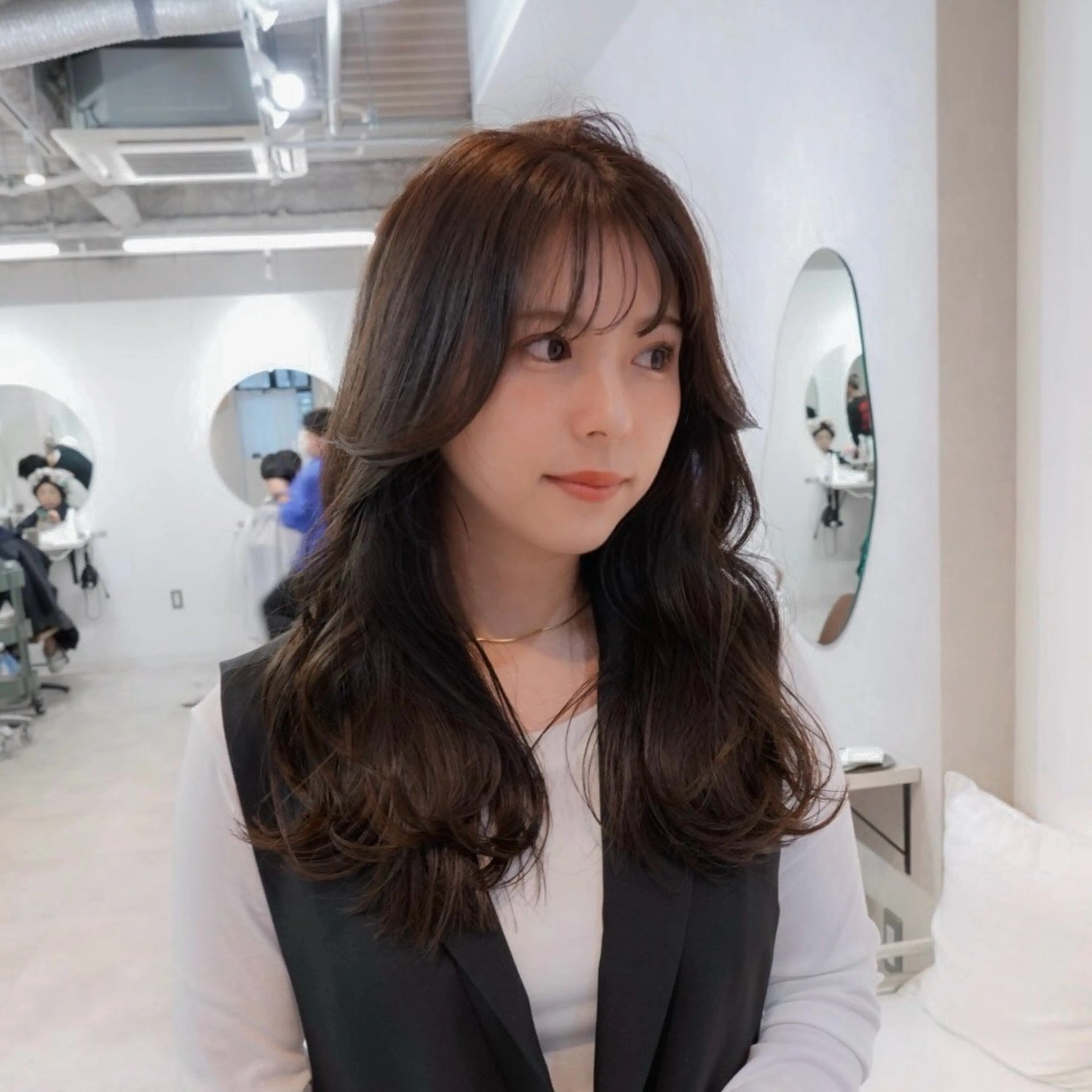 ロング カラー レイヤーカット quon RYUYA /レイヤーのヘアスタイル
