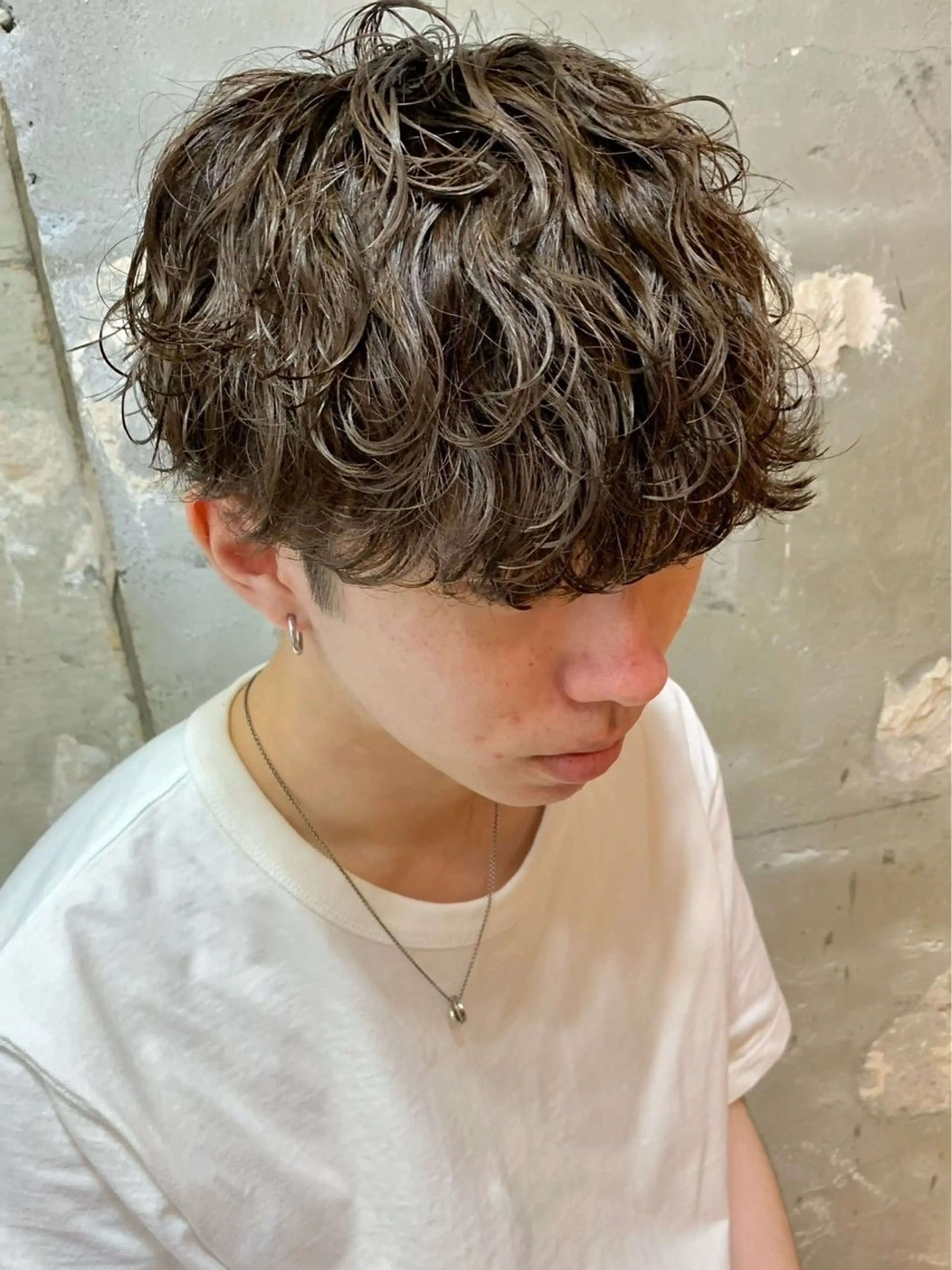 ショート カラー メンズ ブラウンカラー sakura ..のヘアスタイル