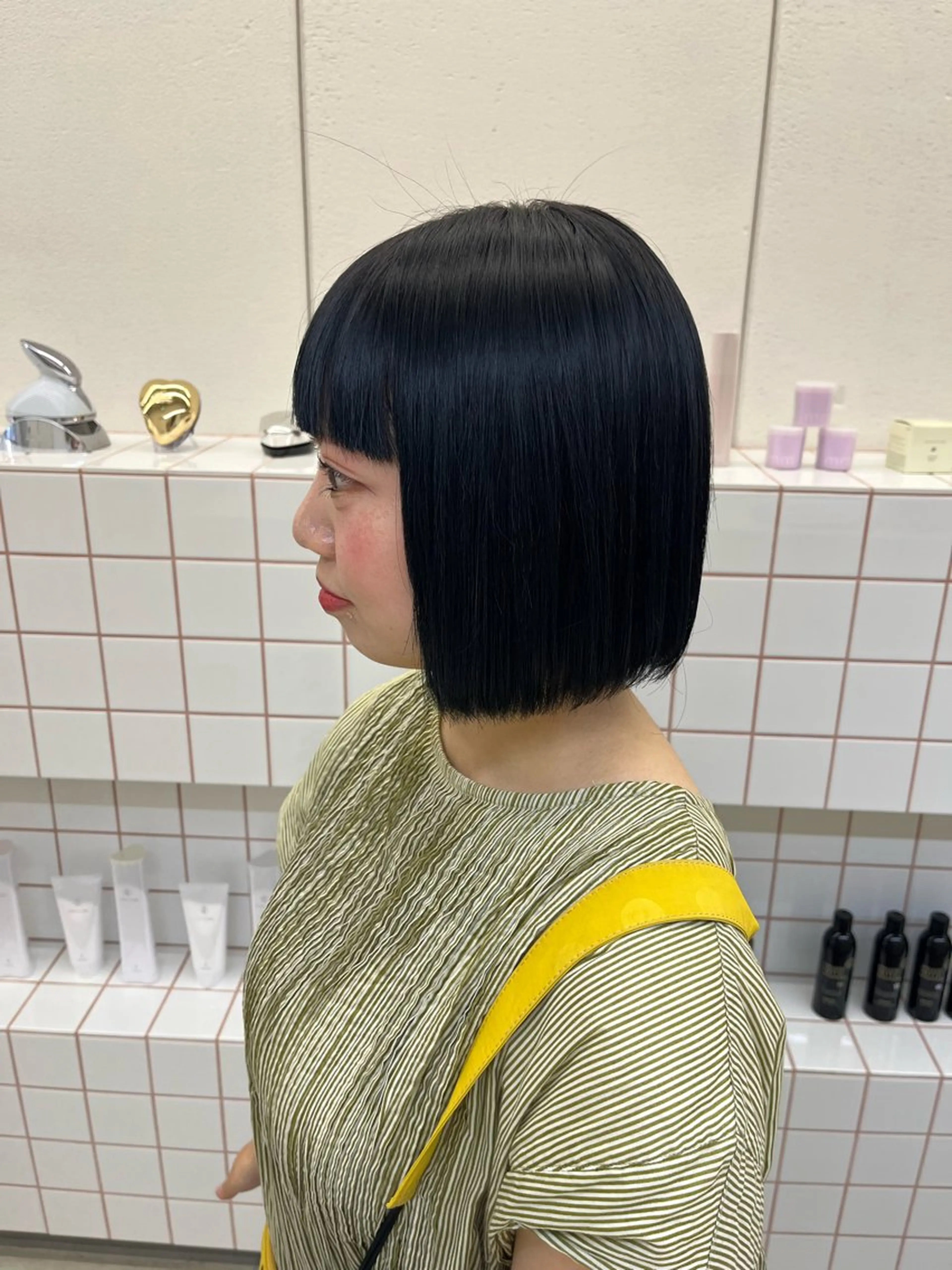 カラー 🌼花屋併設🌼 木下奈々望のヘアスタイル