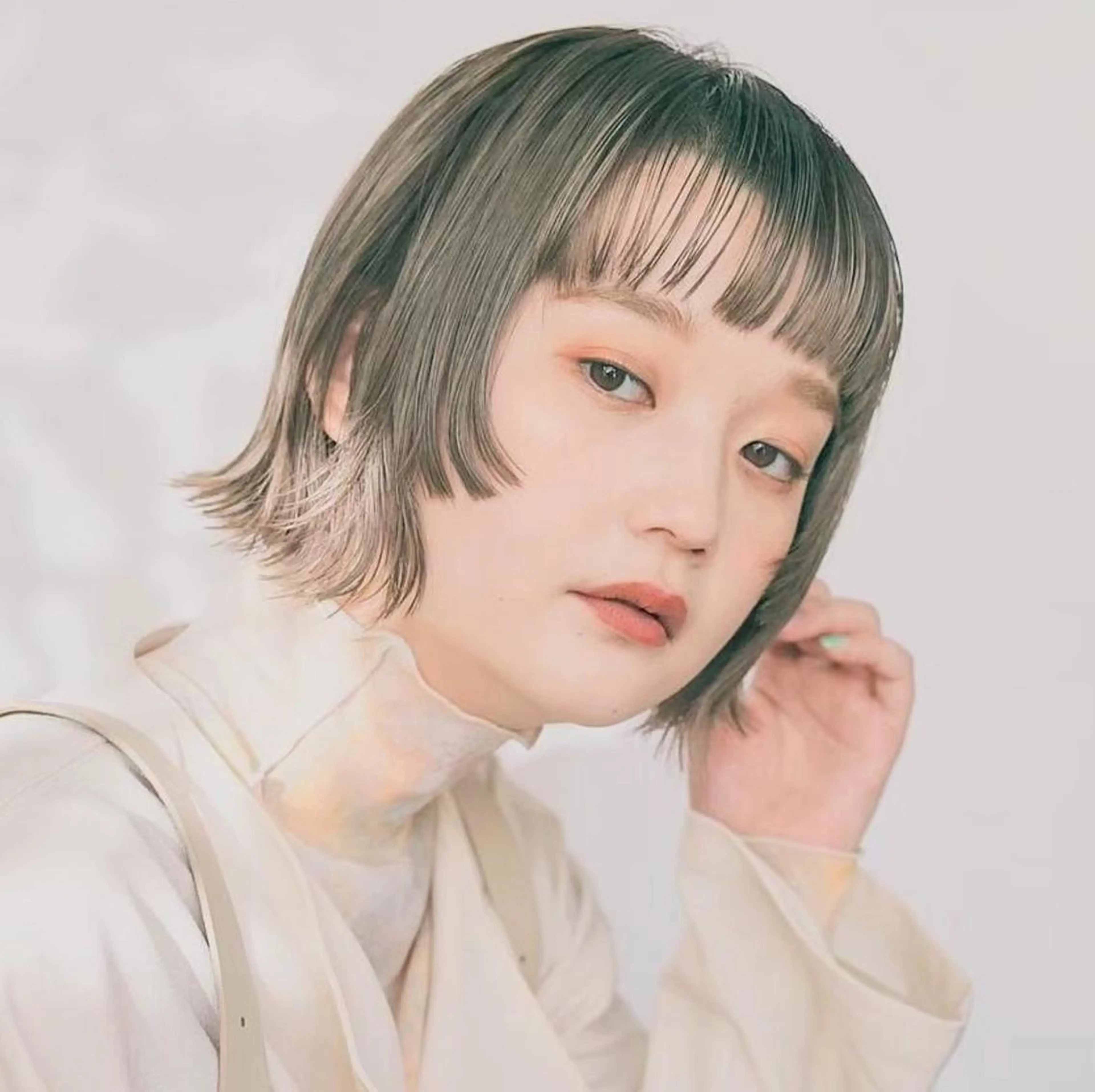ショート カラー ボブ ウルフカット ショートボブ縮毛矯正 特化◇阿武隈川 弘のヘアスタイル