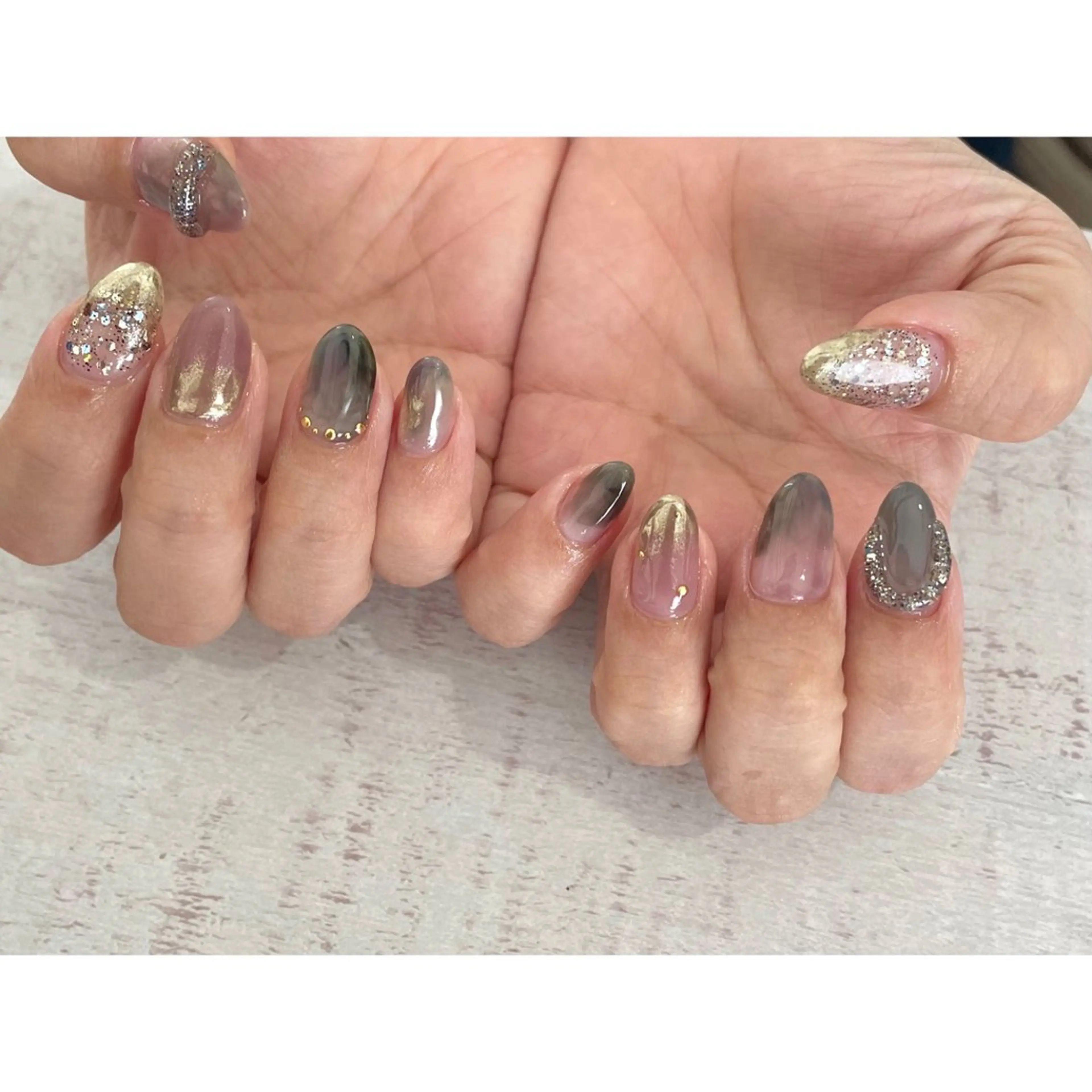 ネイル 𖡼 yumenoのネイルデザイン