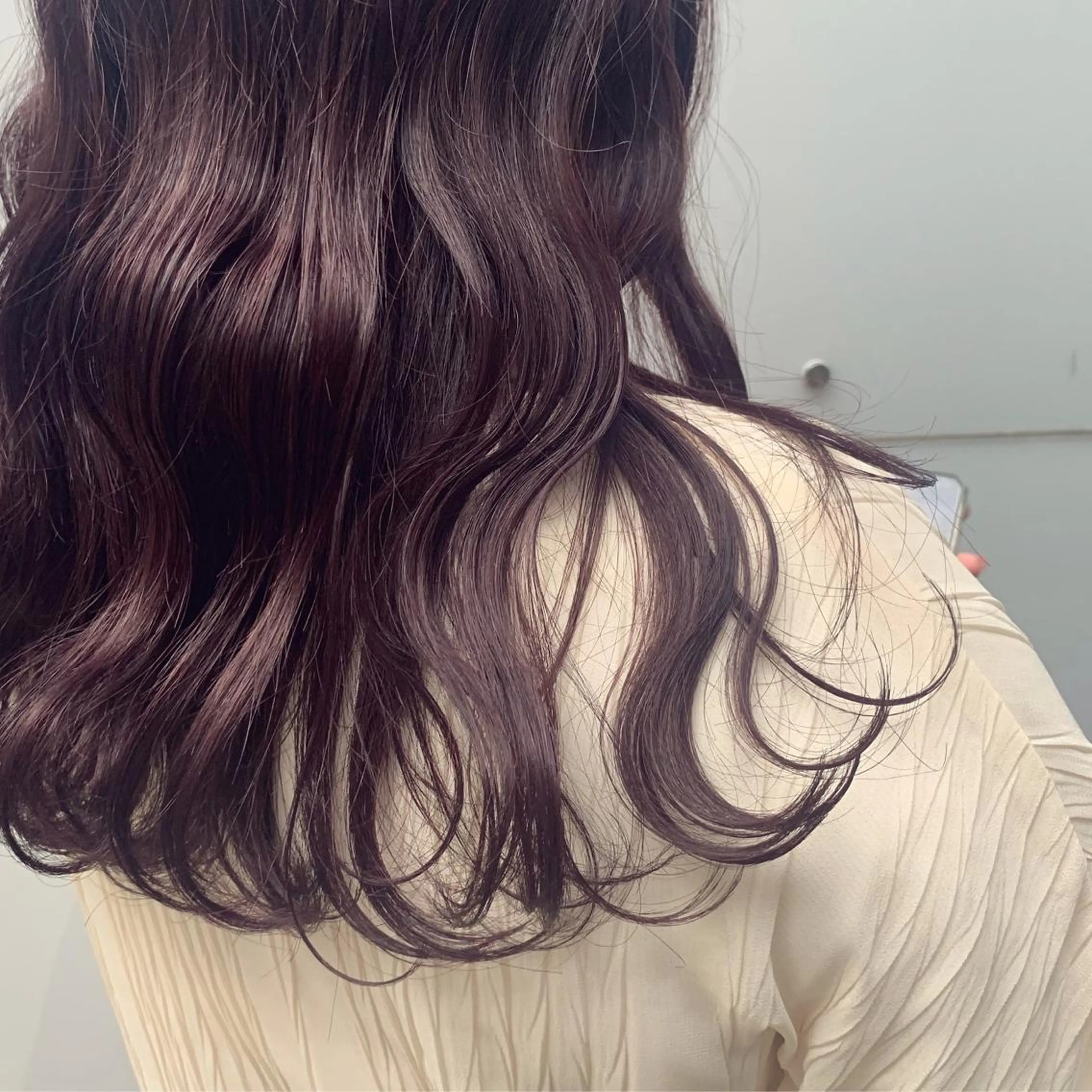 ロング カラー ヘアカラー トリートメント 田中 優衣のヘアスタイル