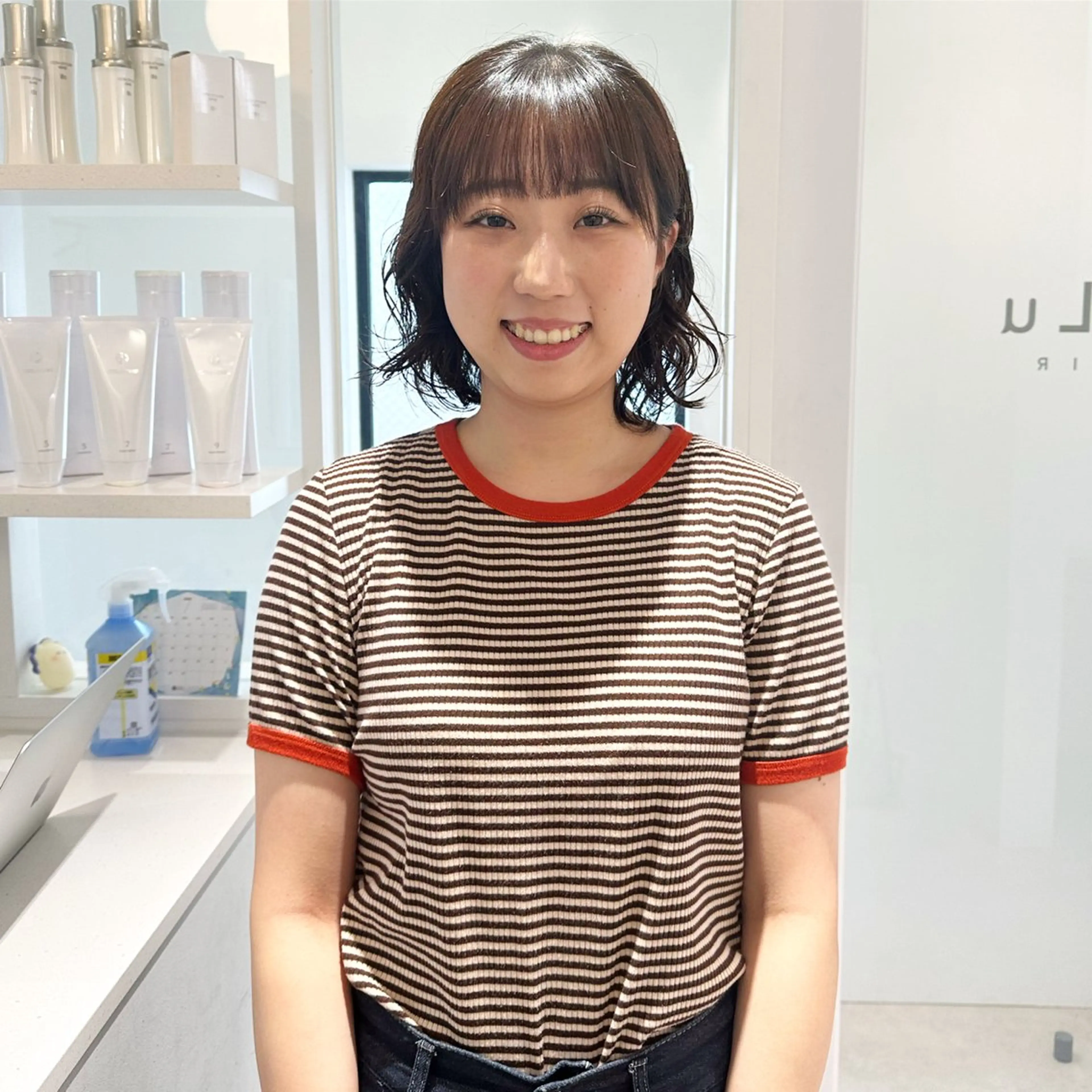 ミディアム カラー パーマ お洒落パーマ/ 艶カラー/michiのヘアスタイル