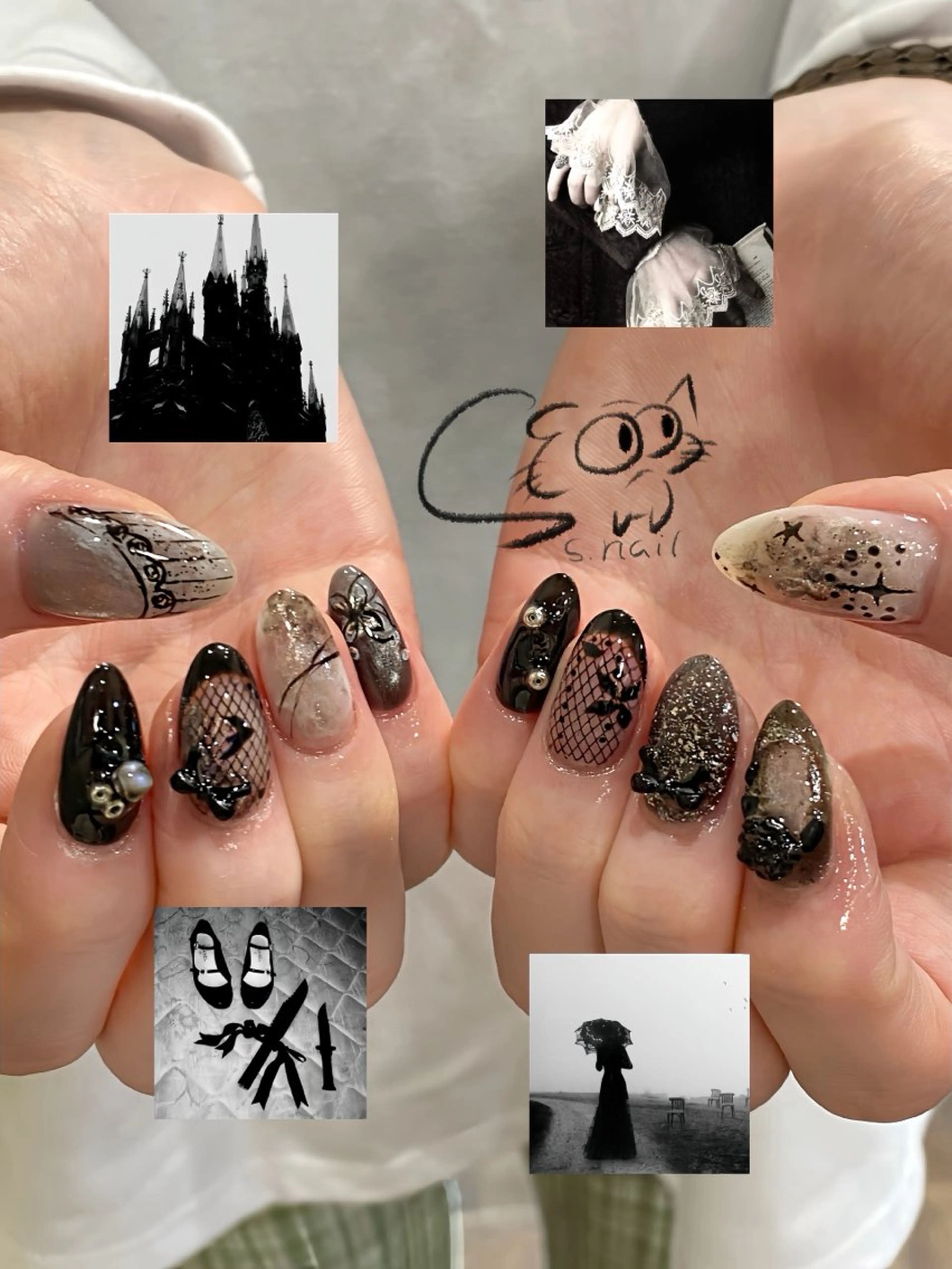 ネイル チークネイル フレンチネイル グラデーション マグネットネイル ワンカラーネイル ハンドネイル S.nail所属・S.nail _のネイルデザイン