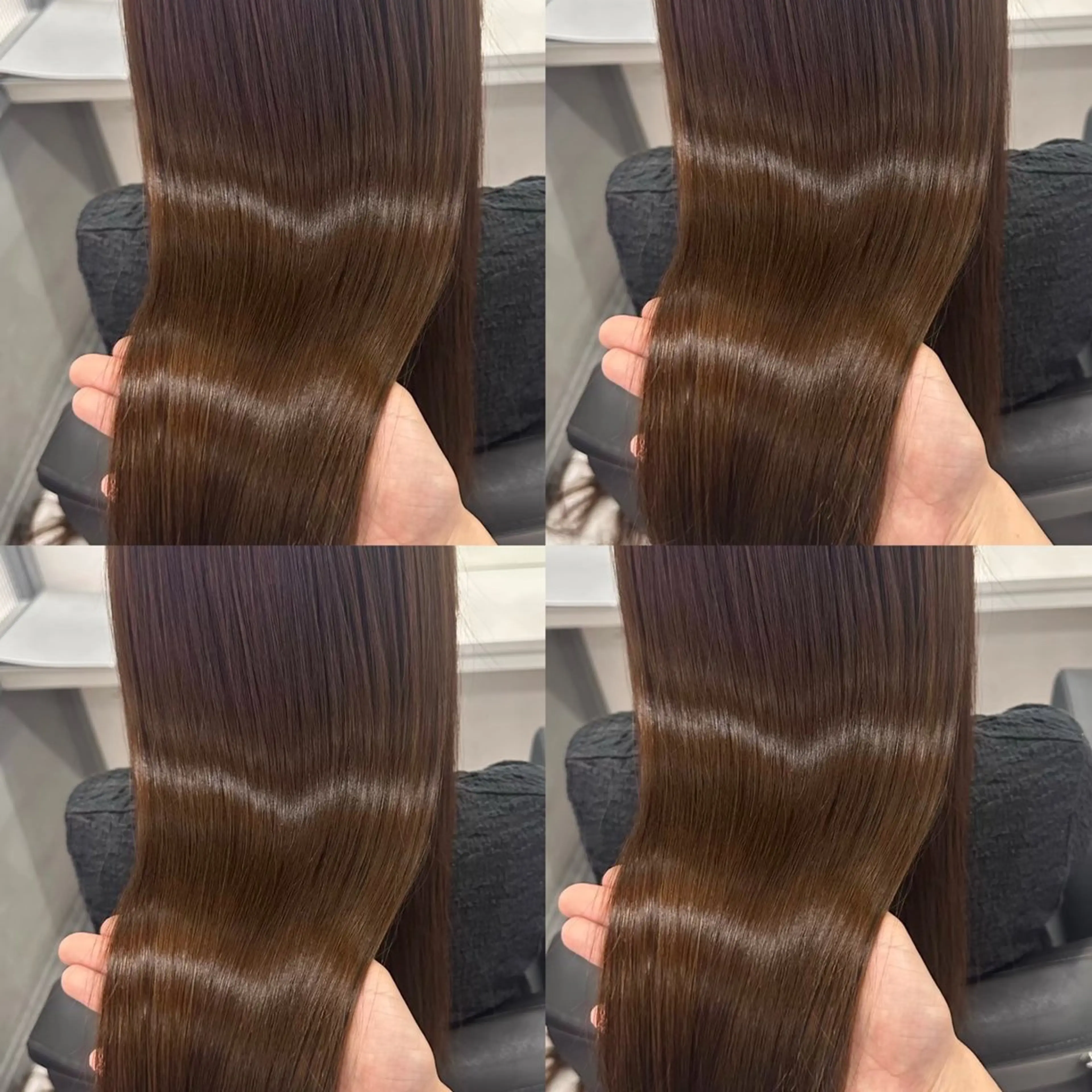 セミロング カラー 大人可愛い韓国ヘア きららのヘアスタイル