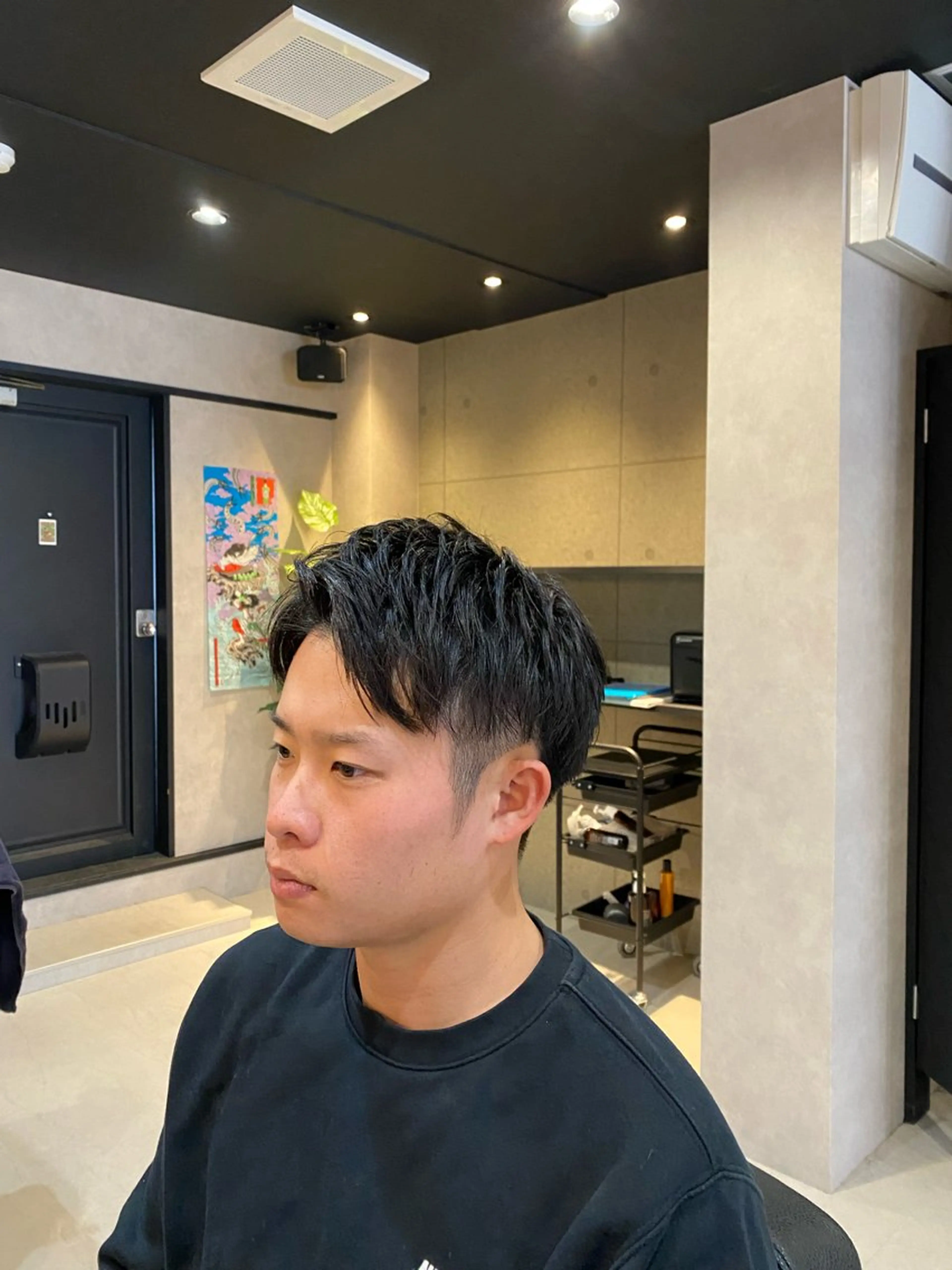 ショート メンズ 居原 凜太郎のヘアスタイル