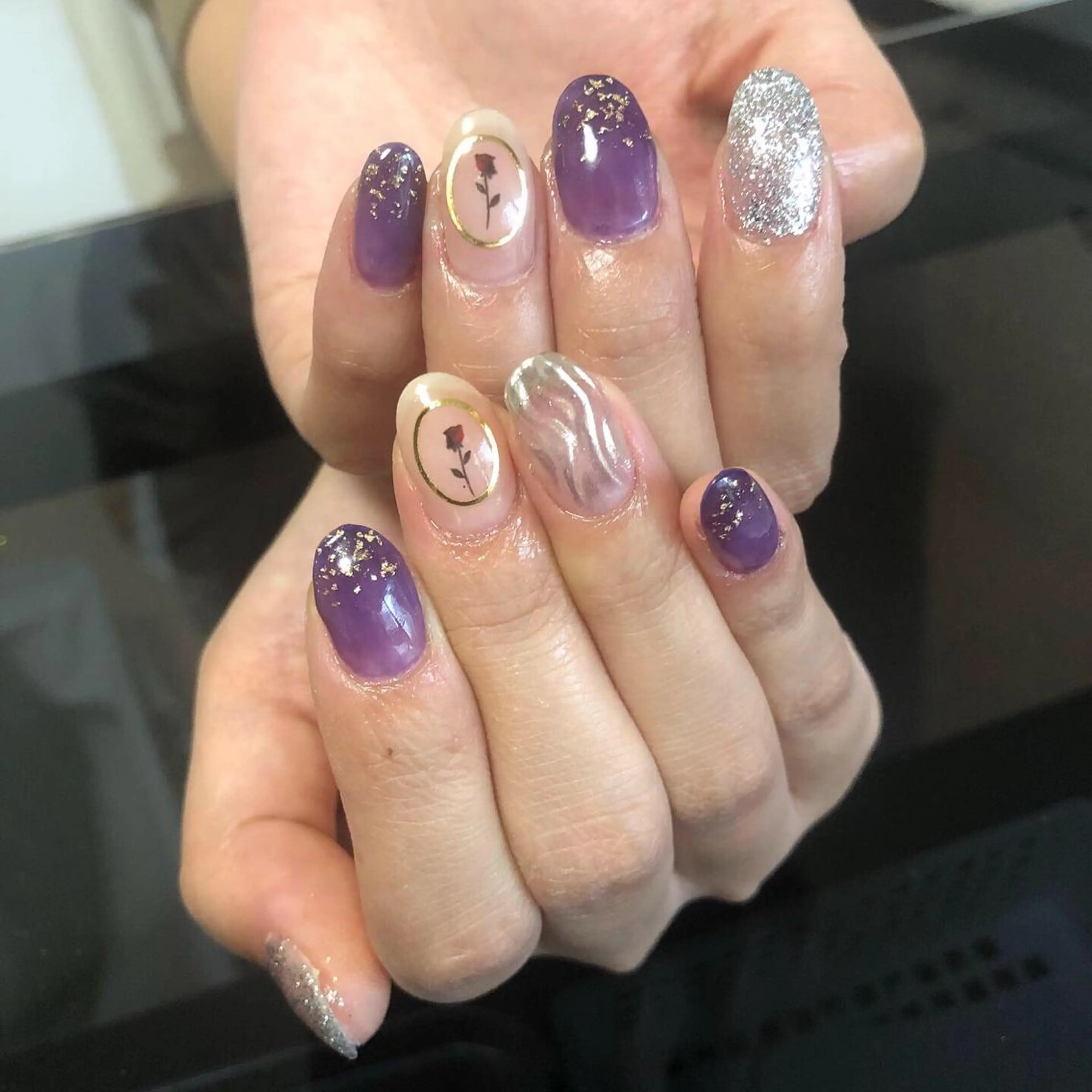 ネイル ハンドネイル 荒井 海輝のネイルデザイン