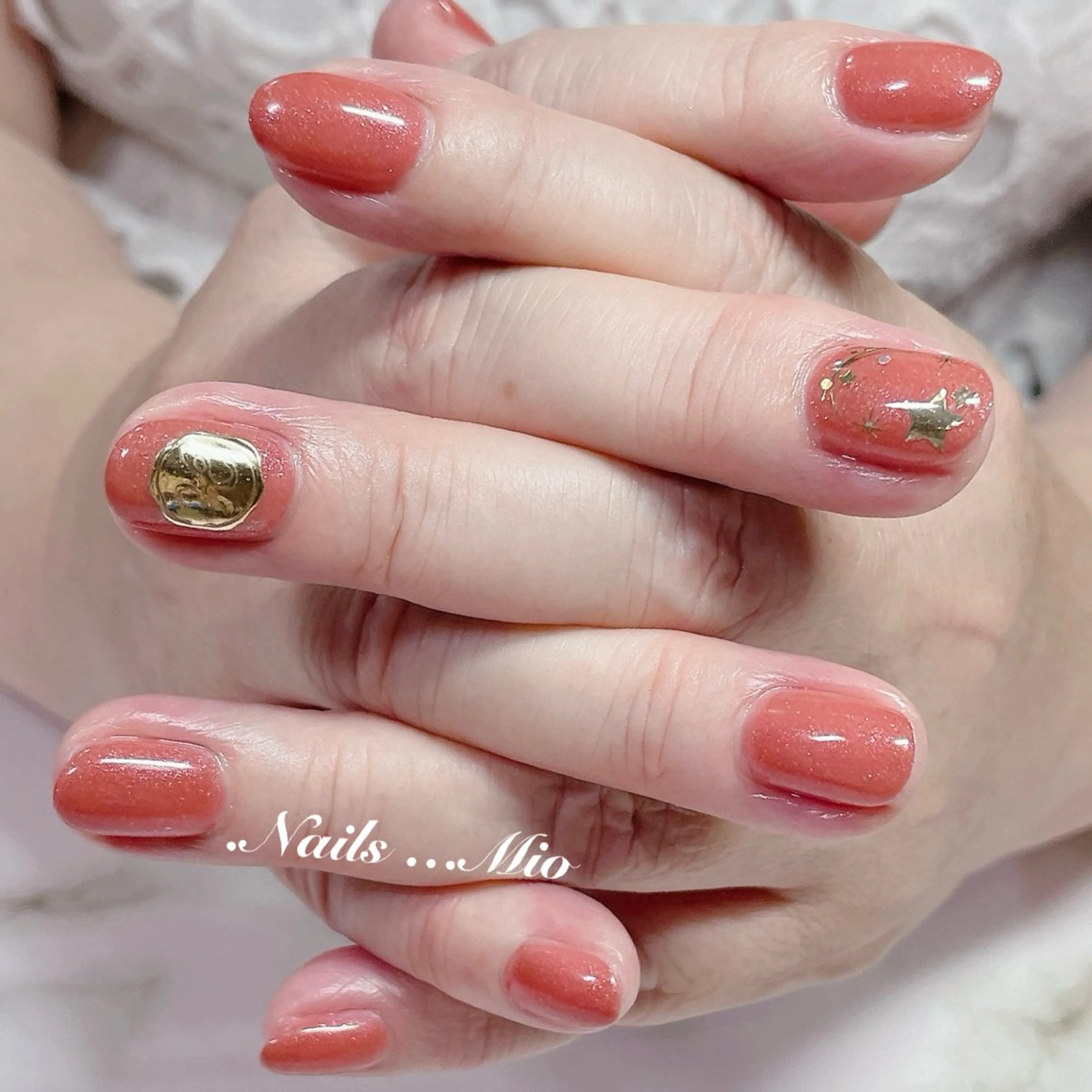 ネイル アートネイル ジェルネイル ワンカラーネイル .Nails Mio 赤羽西ネイルサロンのネイルデザイン