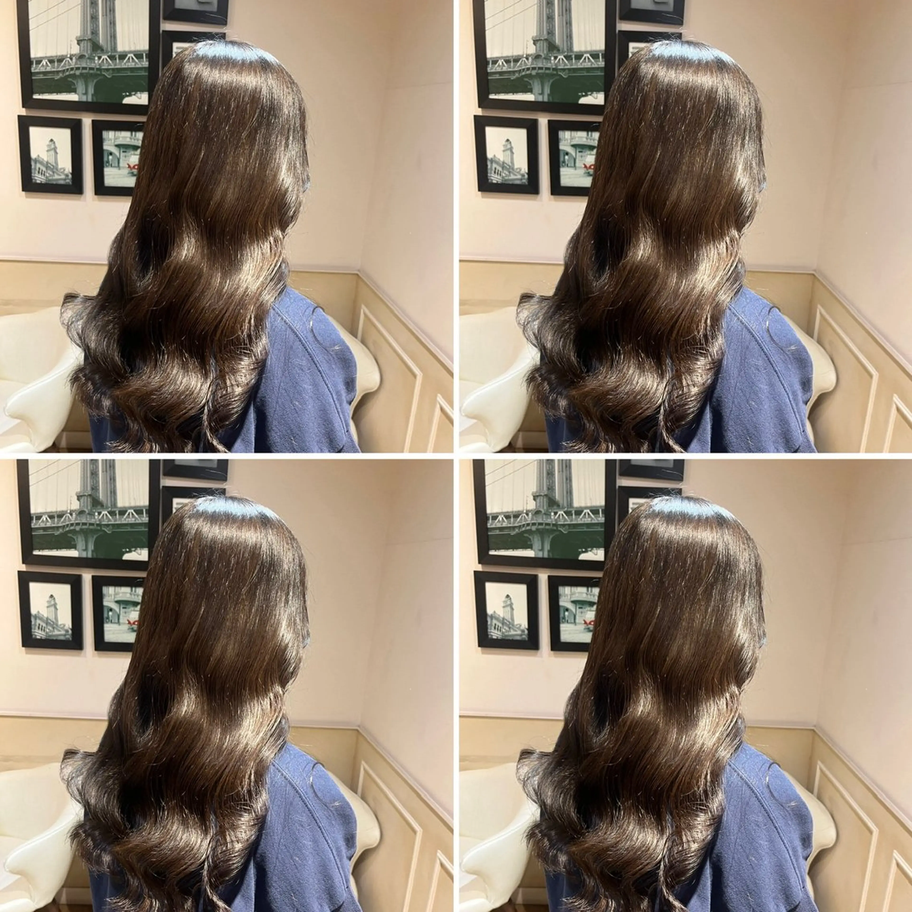 ロング カラー ヘアカラー トリートメント ヘアセット 髪質改善・韓国ヘア特 化💎店長望月のヘアスタイル