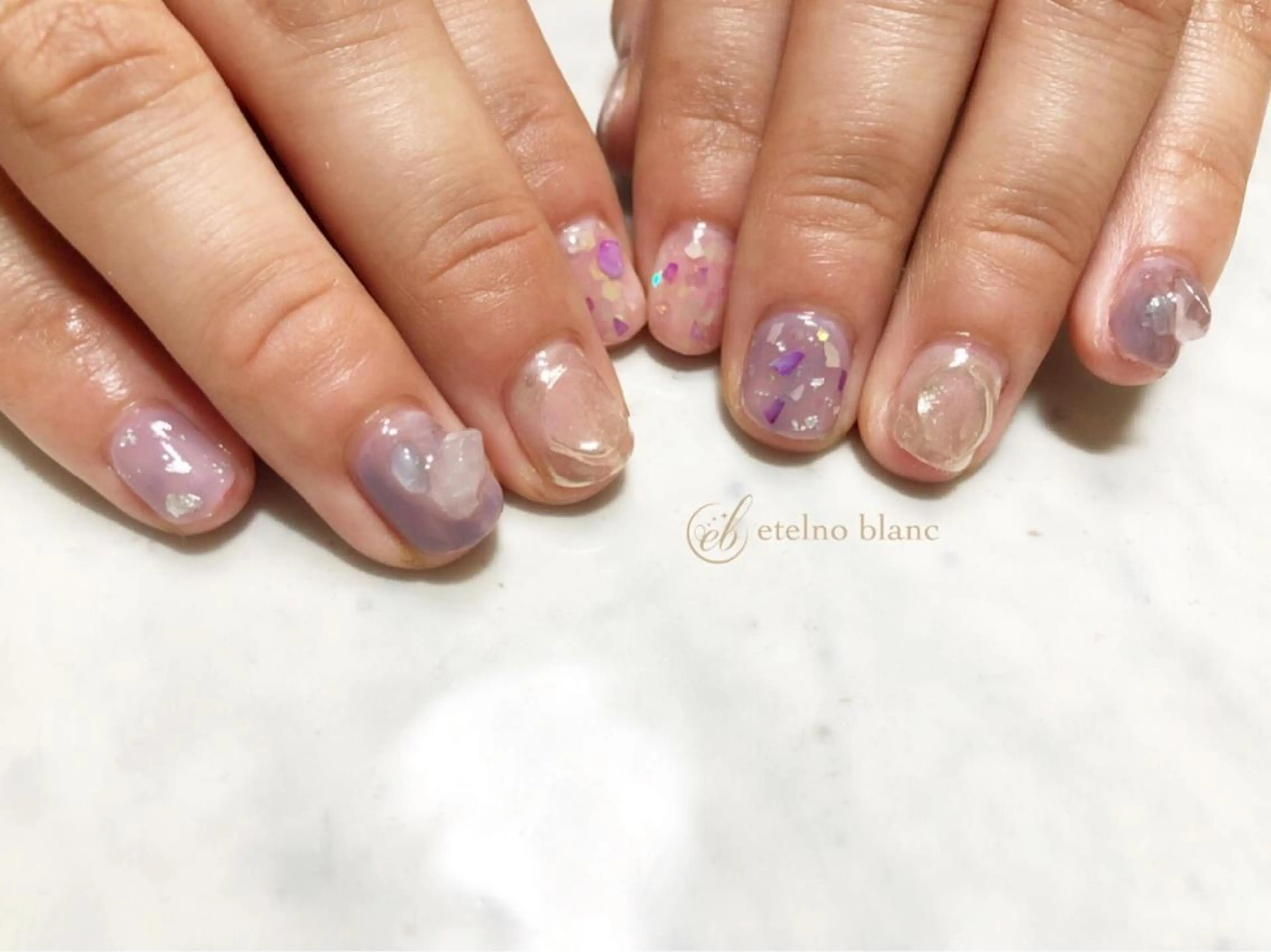 ネイル etelno blanc中目黒のネイルデザイン