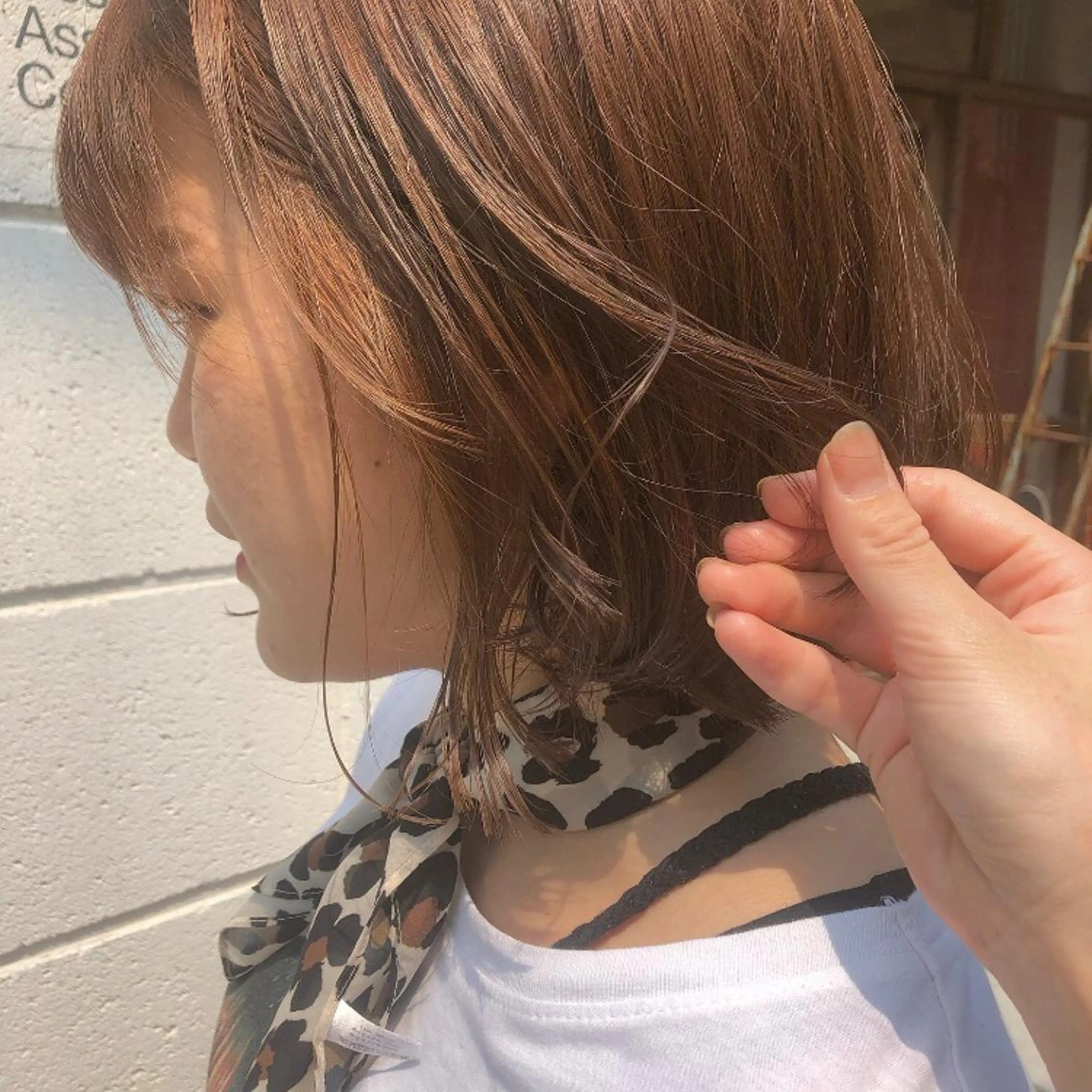 ショート カット ヘアカラー トリートメント ヘアセット レイヤー/ハイトーン 🧸SENAのヘアスタイル