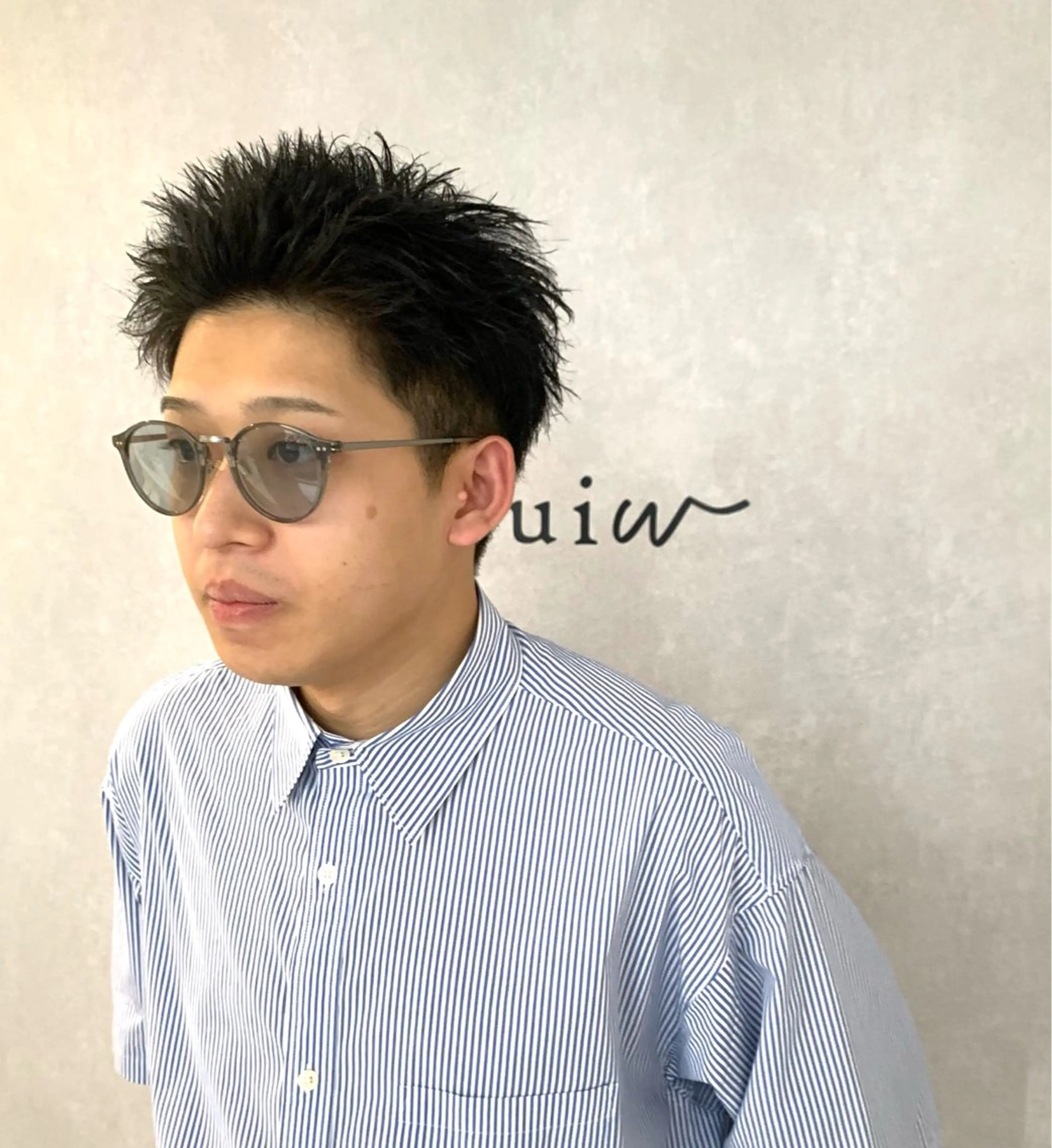 メンズ スパイキーショート 濱口 健慎のヘアスタイル