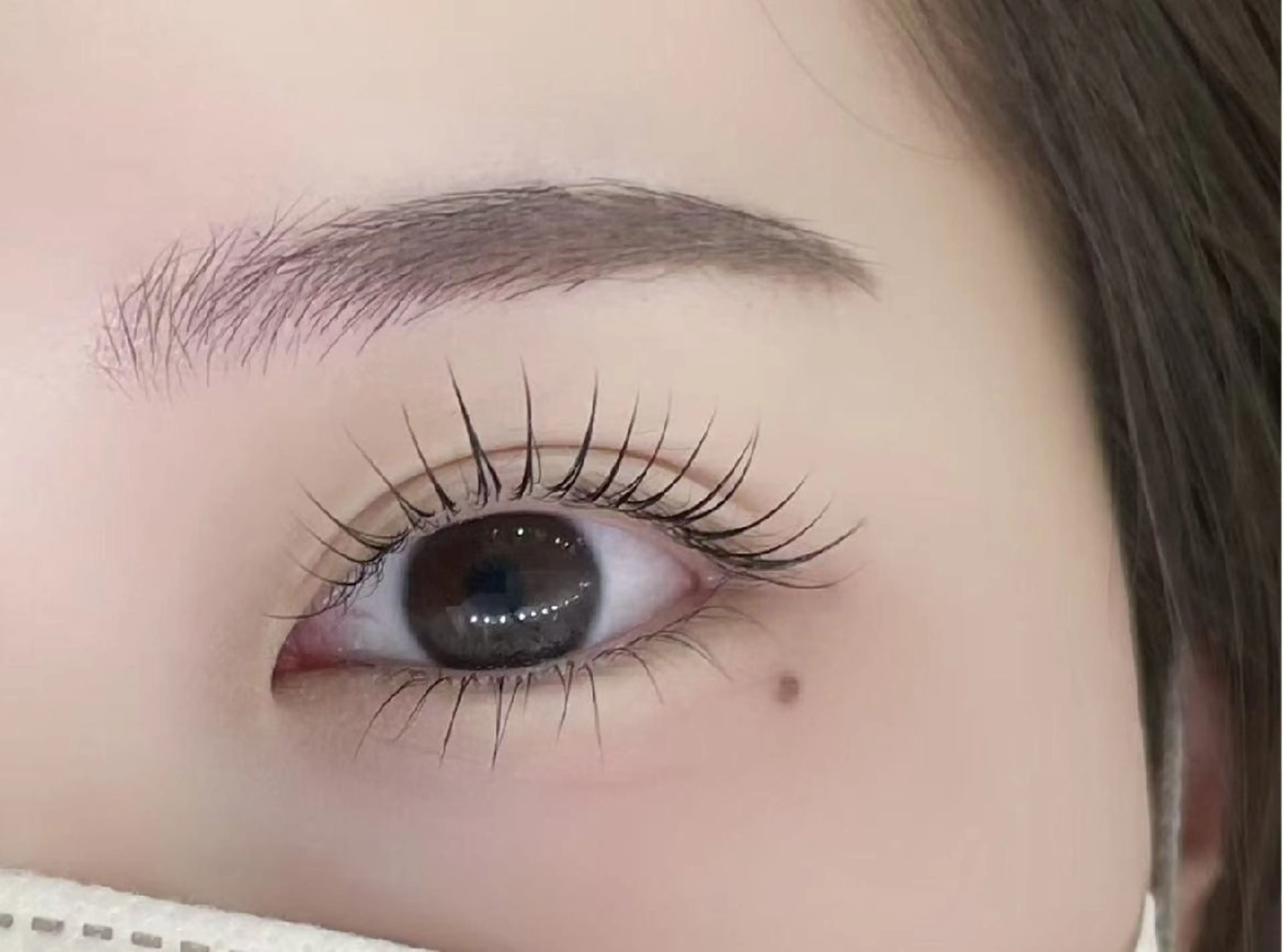 【17時まで限定】フラット100本LED付きor似合わせパーマ上下(パリジェンヌもOK)🉐➕眉毛ワックス¥9500の写真