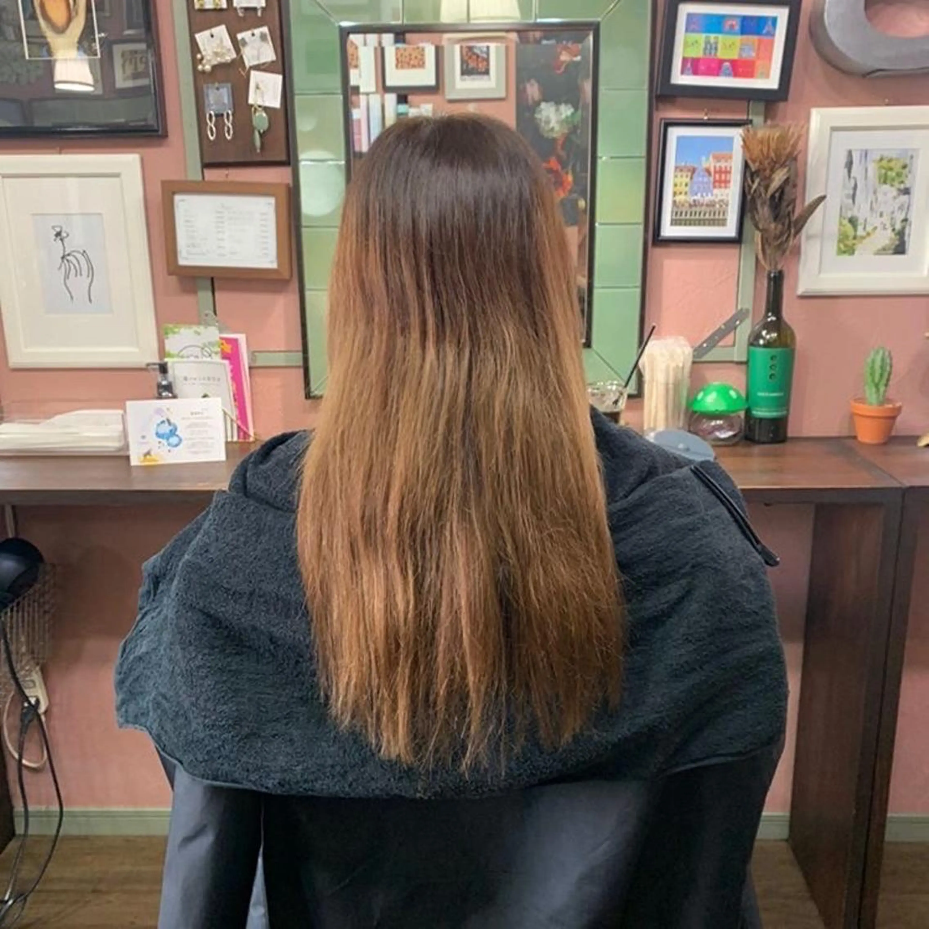 ロング カラー 髪質改善 トリートメント カット トリートメント chouette/ 根本優希のヘアスタイル