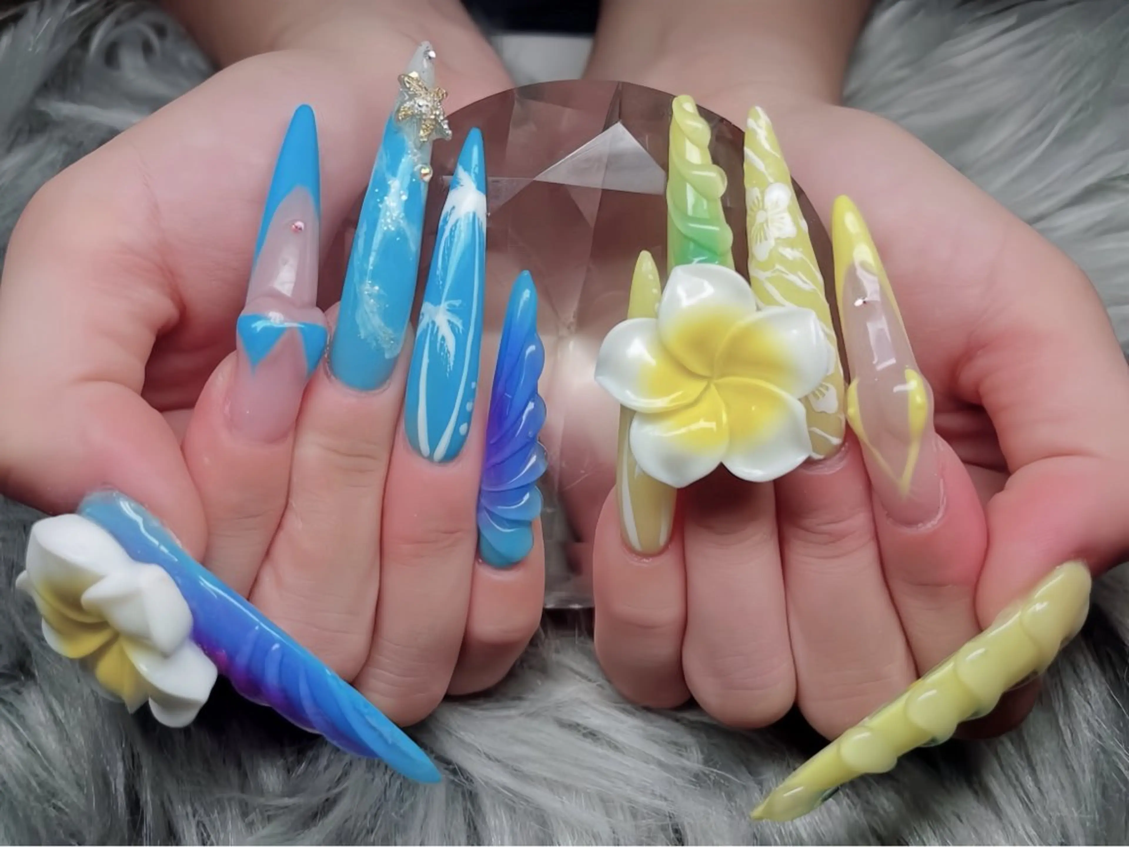 ネイル アートネイル フレンチネイル ジェルネイル 韓国ネイル ミラーネイル ハンドネイル Rin Nail所属・Rin Nailのネイルデザイン