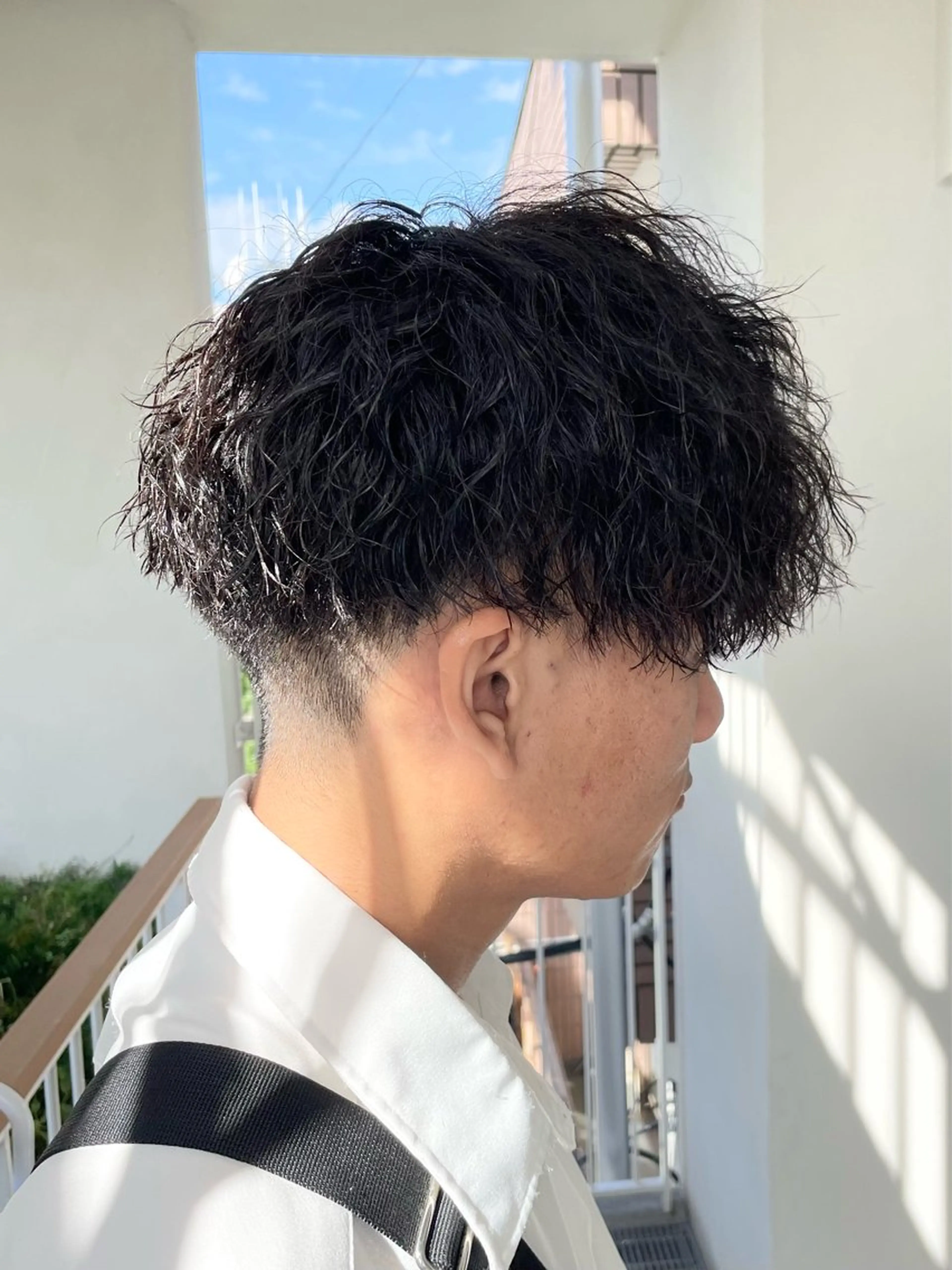 パーマ メンズ カット パーマ トリートメント ヘッドスパ ヘアセット 〖23時まで営業〗 ️🫧fuwa️🫧のヘアスタイル