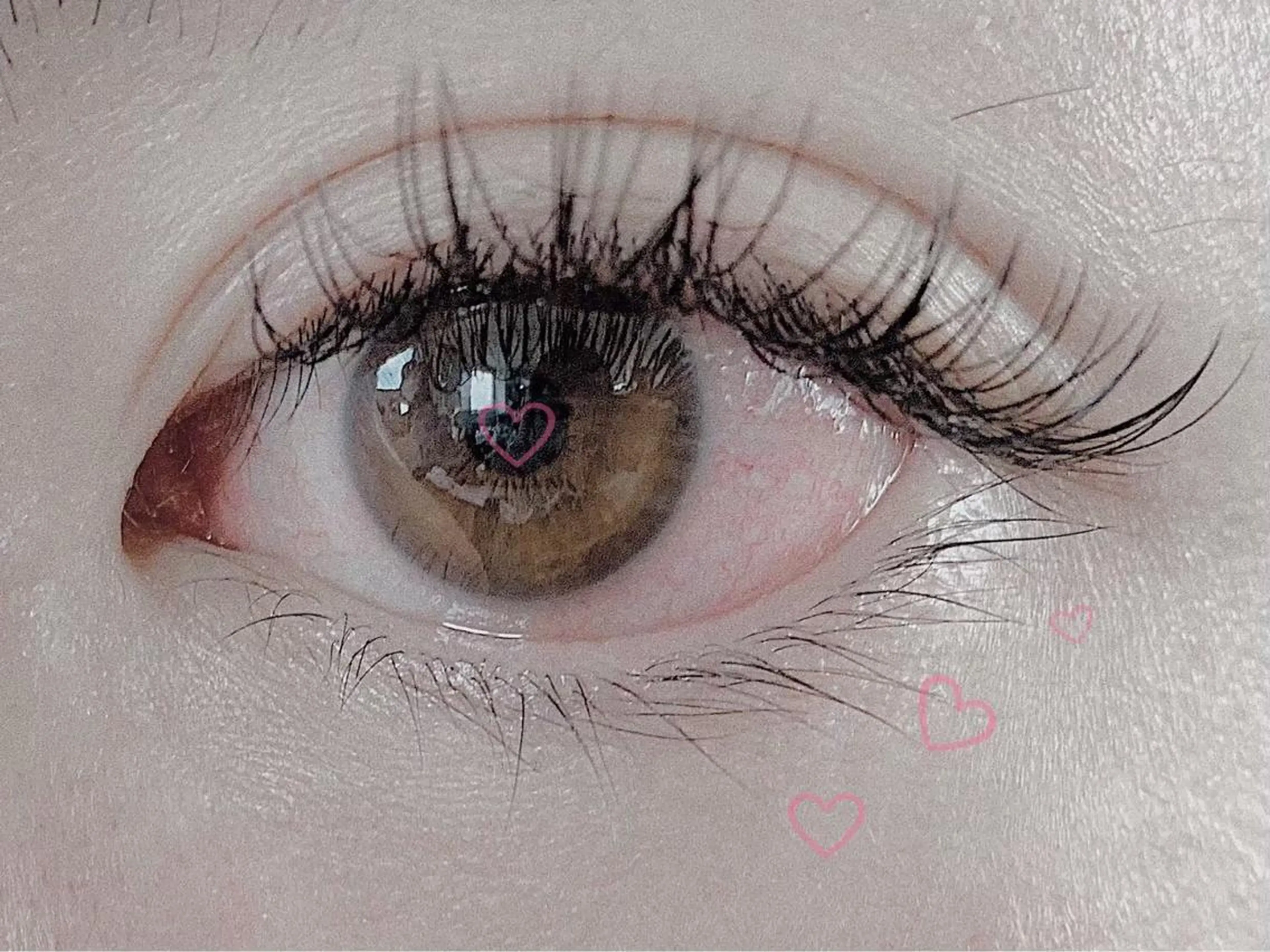 マツエク・マツパ シールエクステ/ ダブルカラー/茉央のヘアスタイル