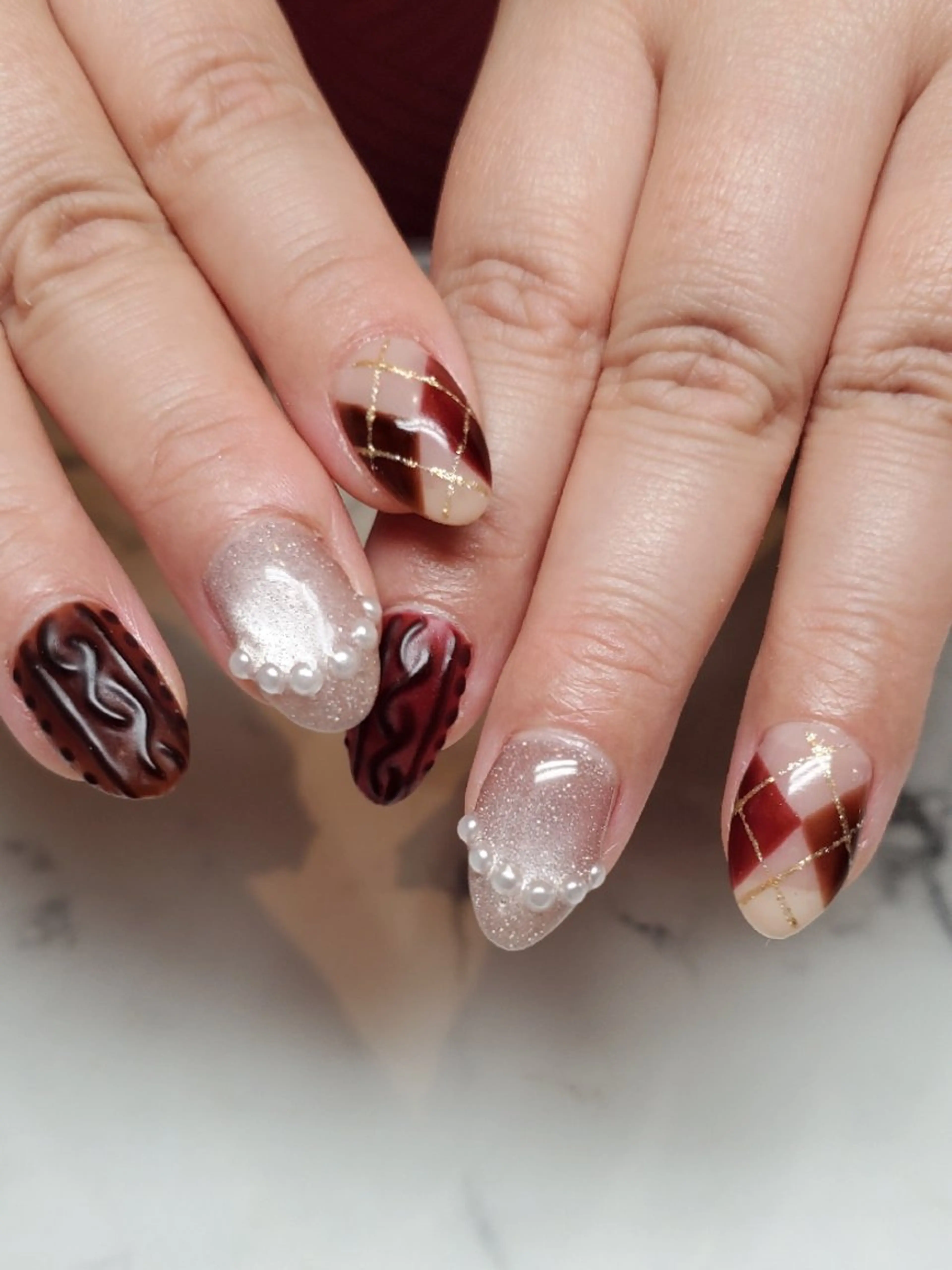 ネイル ハンドネイル ୨୧arc マツダ୨୧のネイルデザイン