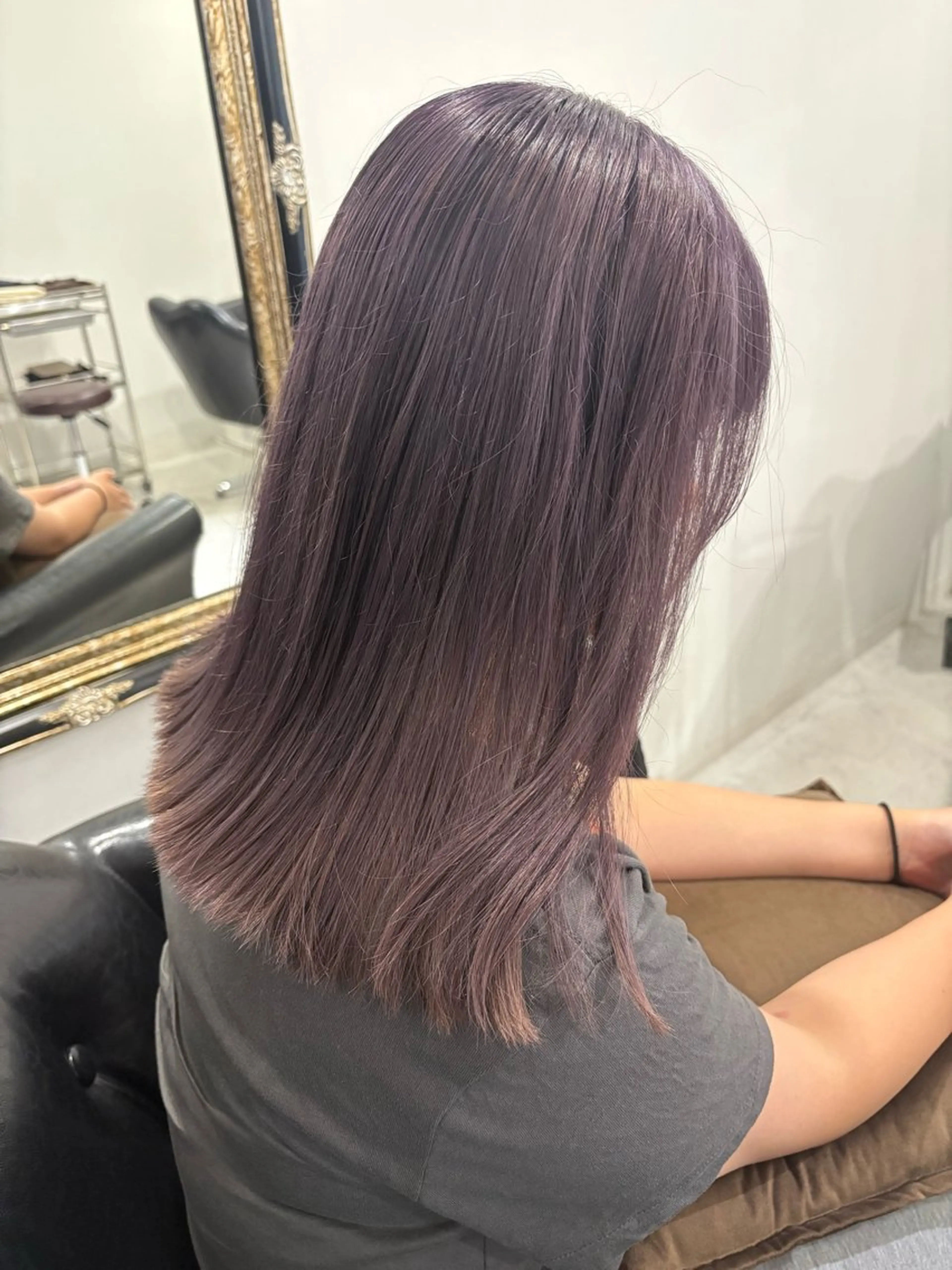 ミディアム ヘアカラー 中嶋 泰斗のヘアスタイル