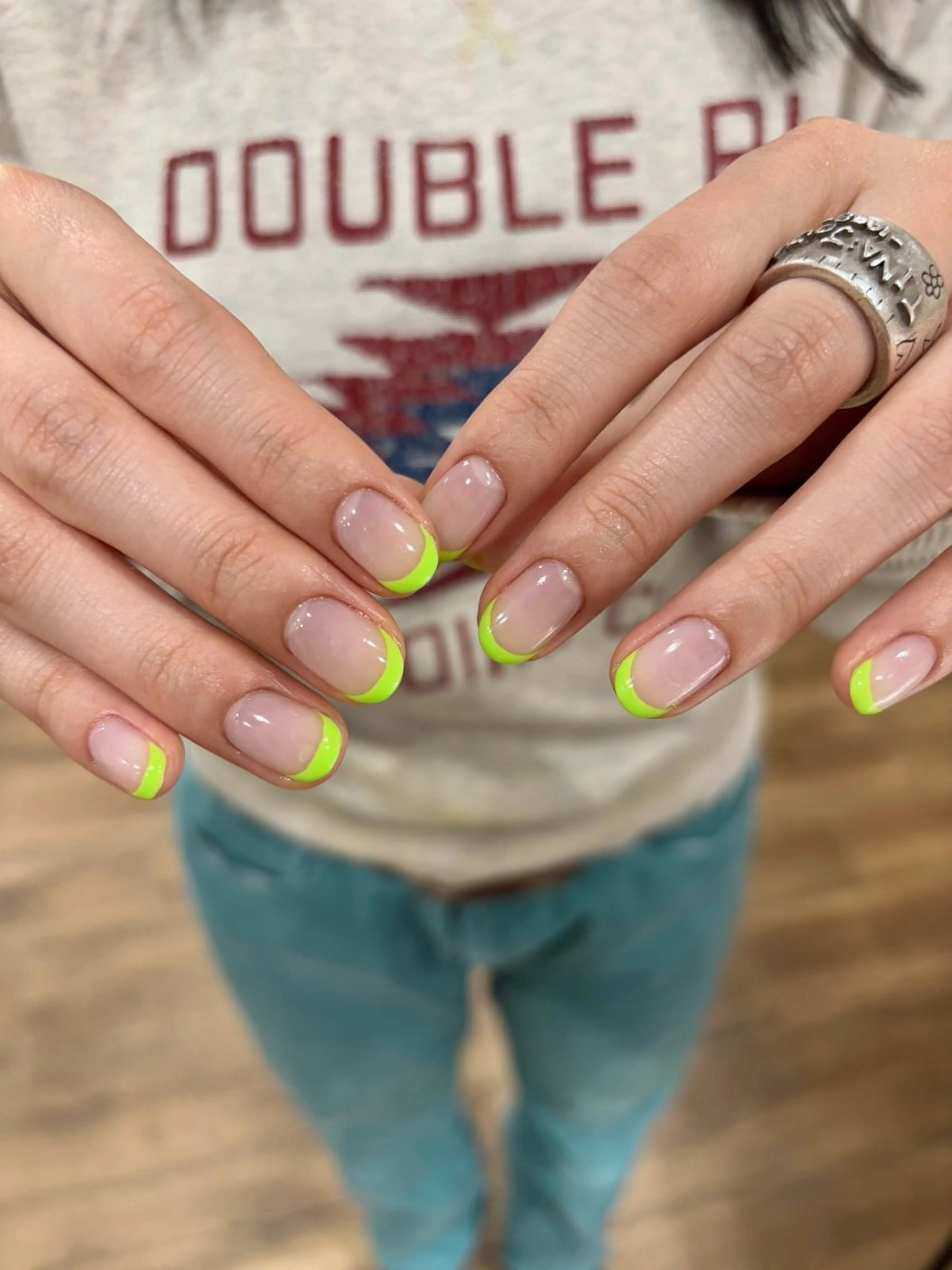 ネイル フレンチネイル 夏ネイル HOHOKO NAIL所属・H HOHOKOのネイルデザイン