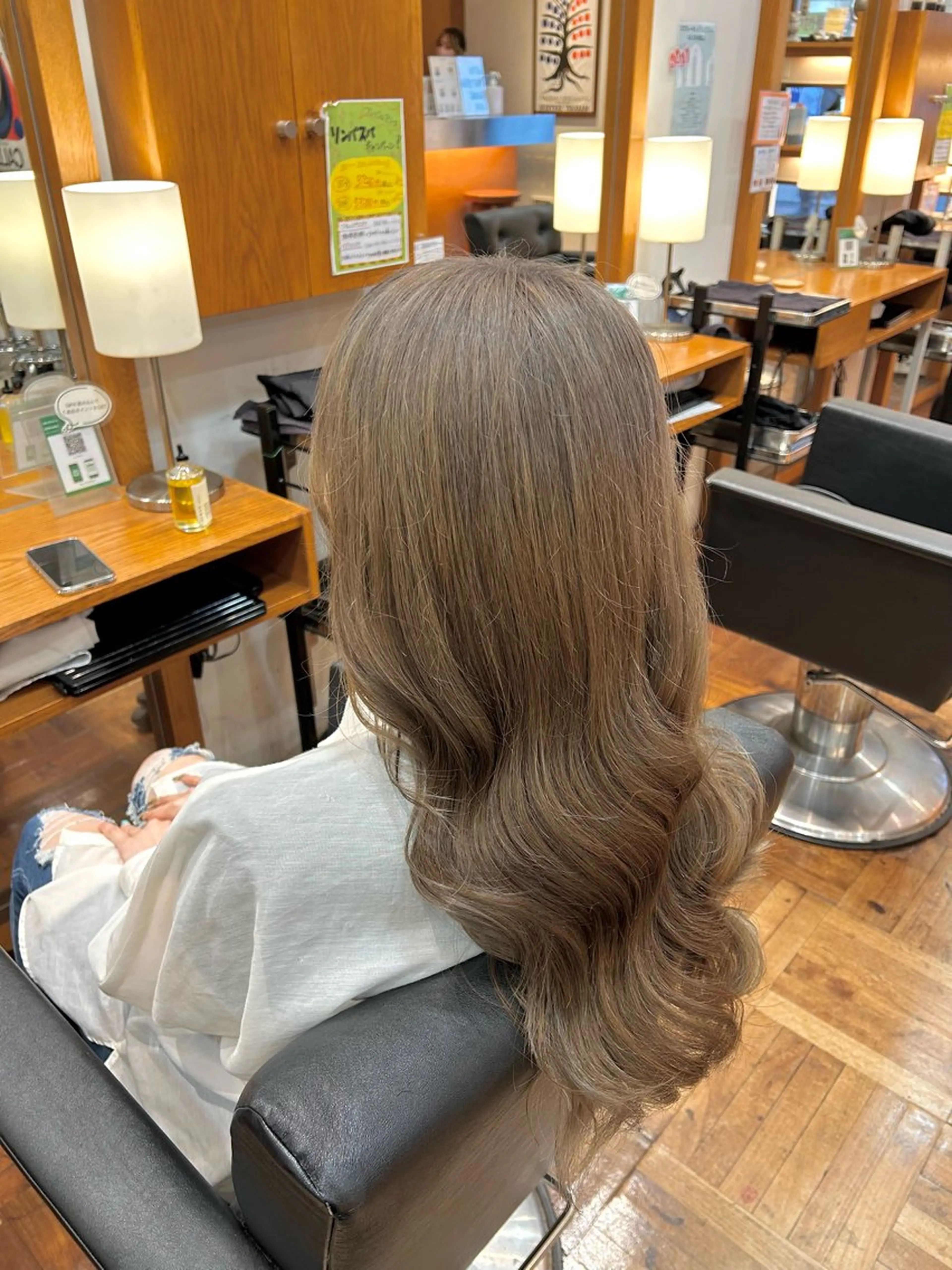 ロング カラー ヘアカラー 髪質改善/艶カラー 🌷油科あい🌷のヘアスタイル