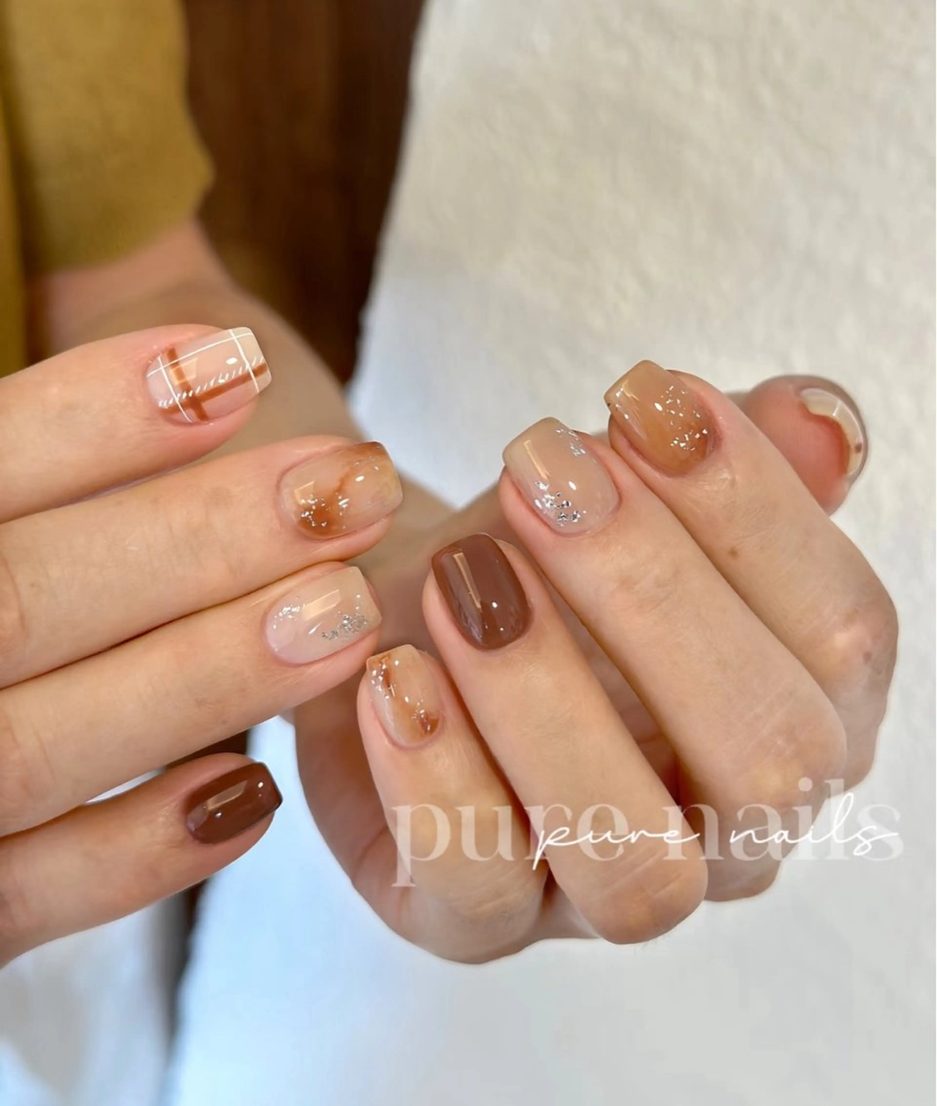 ネイル ハンドネイル パラジェル登録店　Nailsalon Amour  上野湯島店所属・🫧 はる🩵のネイルデザイン