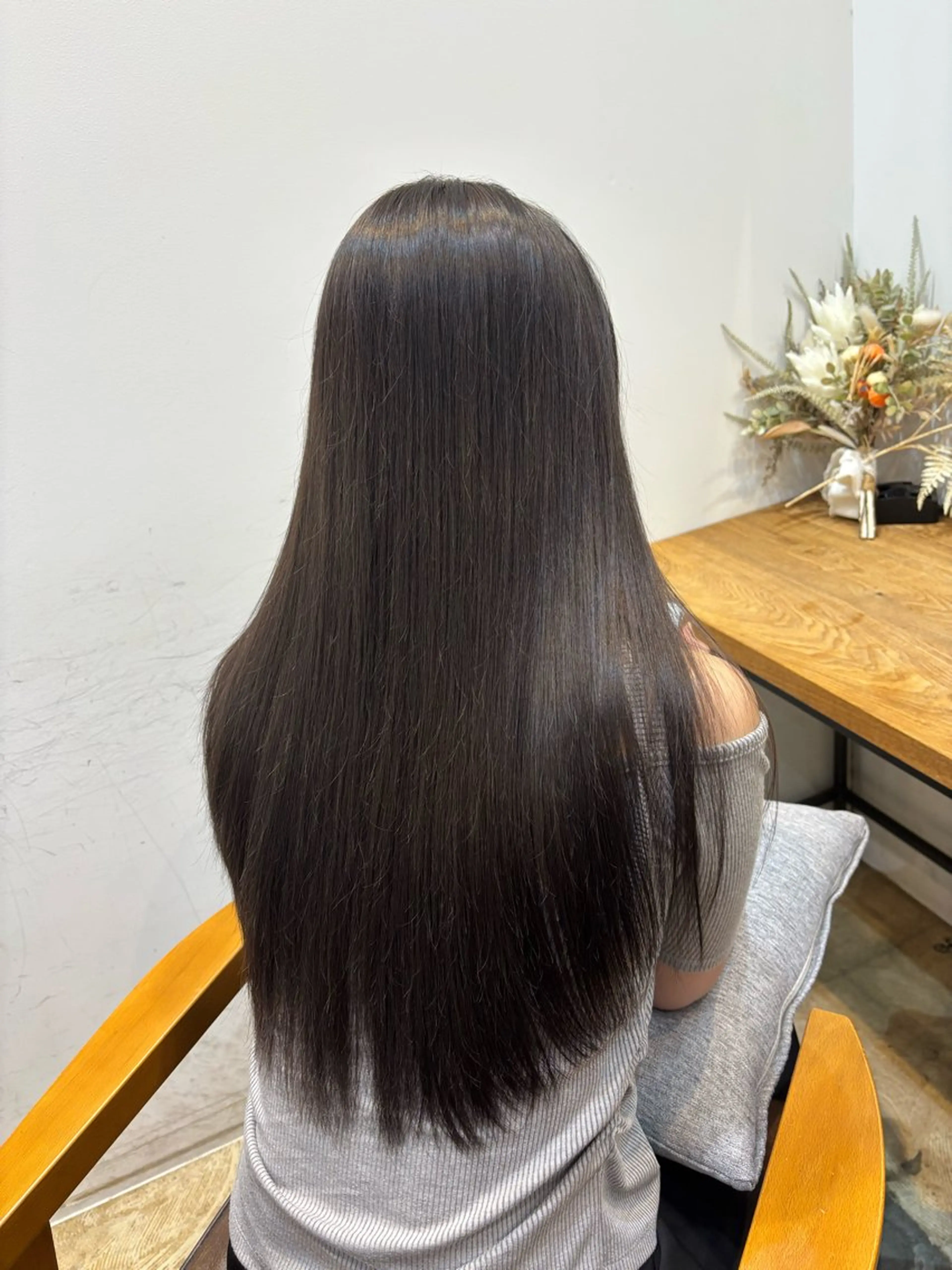 透明感カラー⭐️+3step treatmentの写真