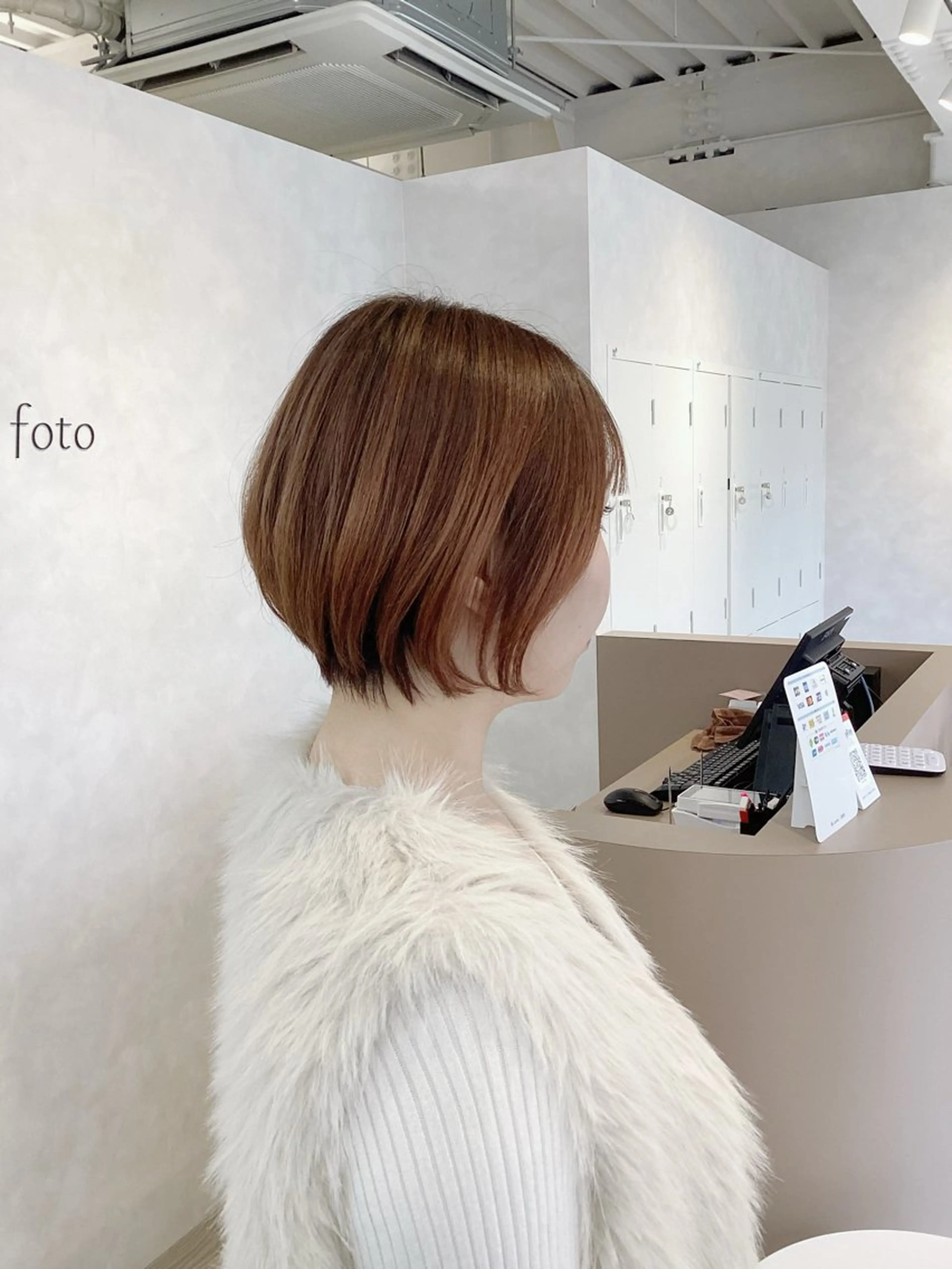 ショート カラー ショートボブ ボブ ショートヘア カット ヘアカラー トリートメント haruna🪽シ ョート/透明感カラーのヘアスタイル