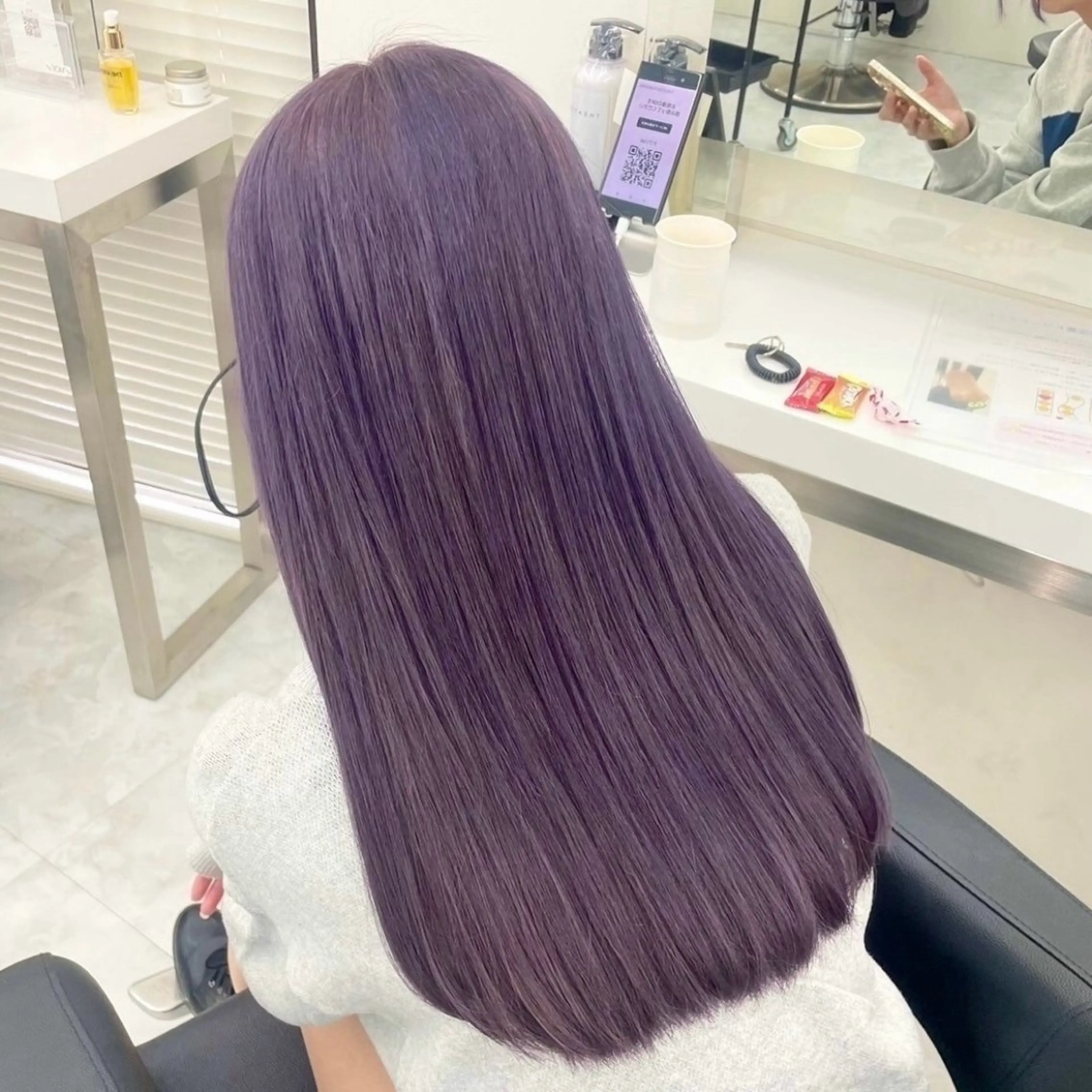 ミディアム カラー ヘアカラー トリートメント ヘッドスパ ヘアセット 🎀🧁ダメージレス 艶髪カラー🧁🎀のヘアスタイル