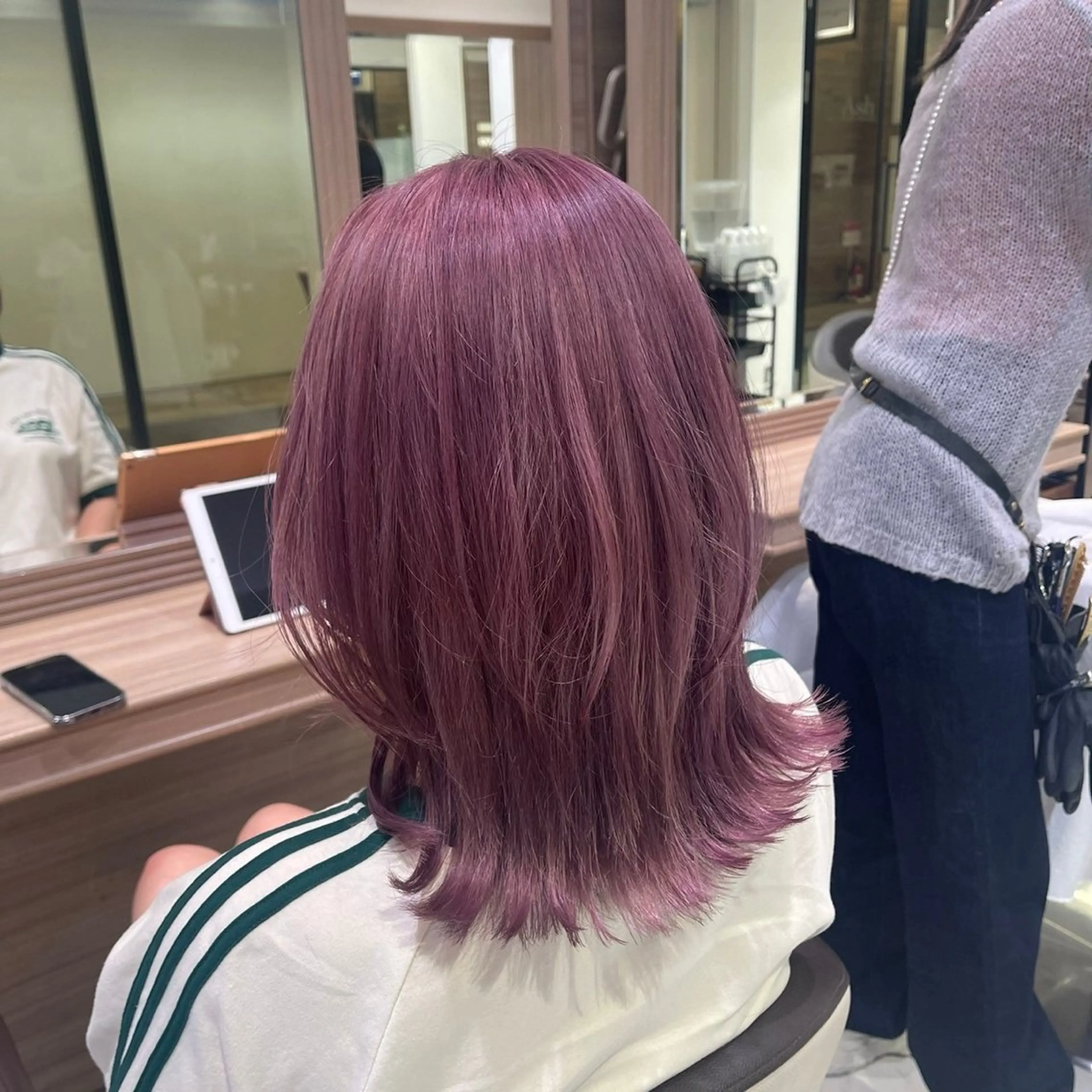 ロング カラー ヘアカラー トリートメント Color🩵 みゆう/インナーのヘアスタイル