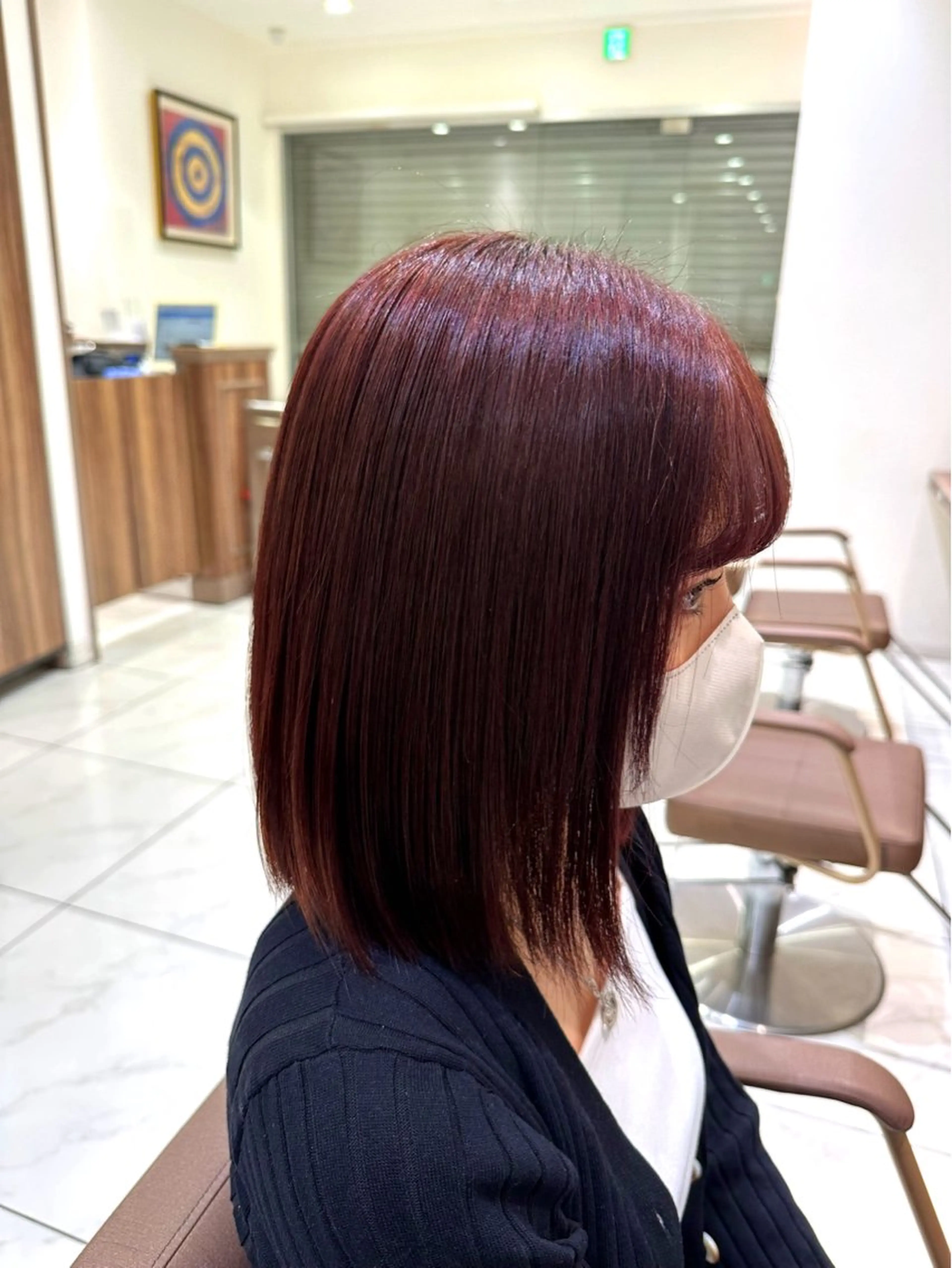 カラー ブリーチ ブリーチなしカラー ピンクカラー ヘアカラー メンズカット/進藤 龍之介のヘアスタイル
