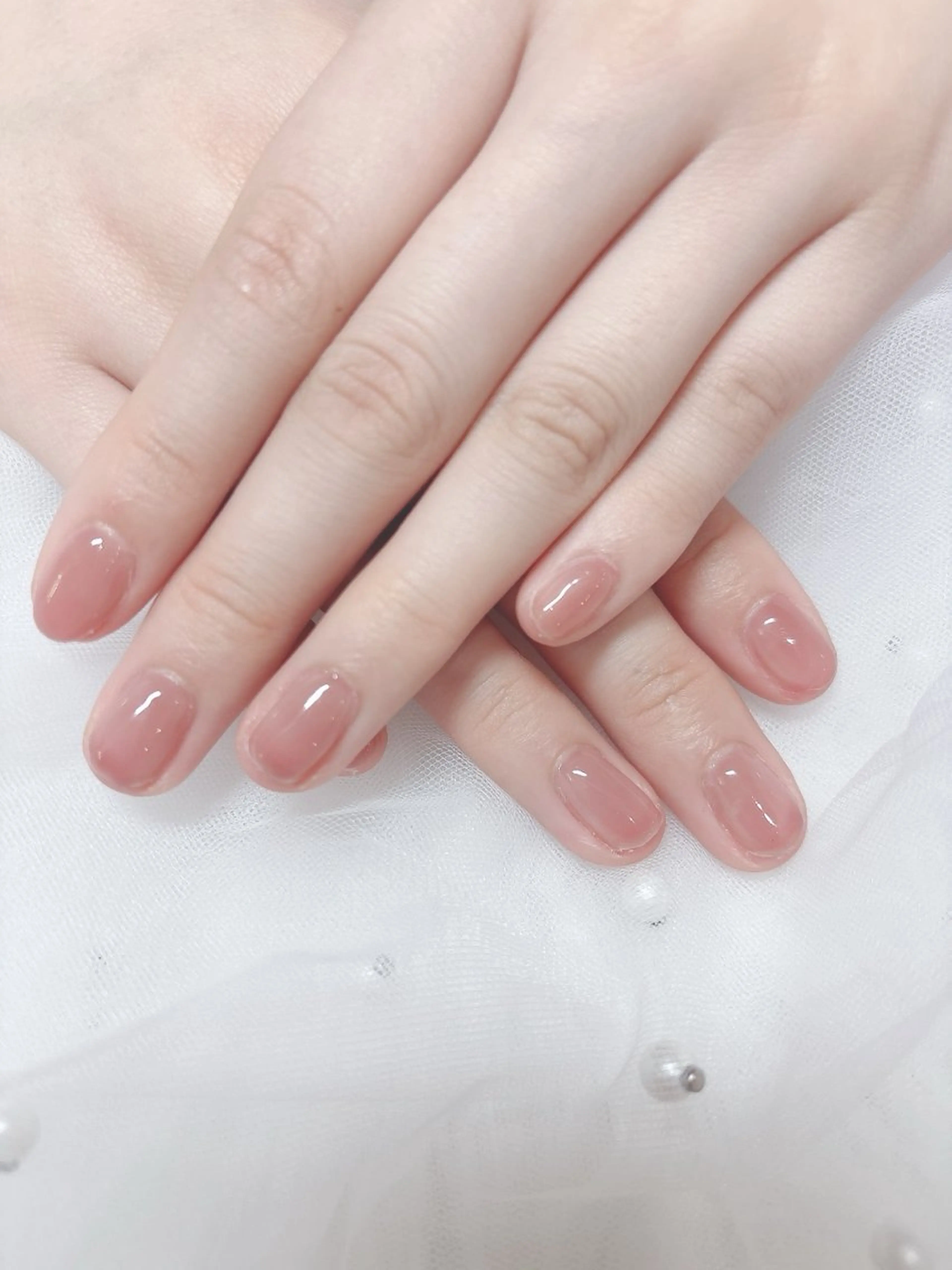 ネイル オフィスネイル ワンカラーネイル aba nail ♡ akuaのネイルデザイン