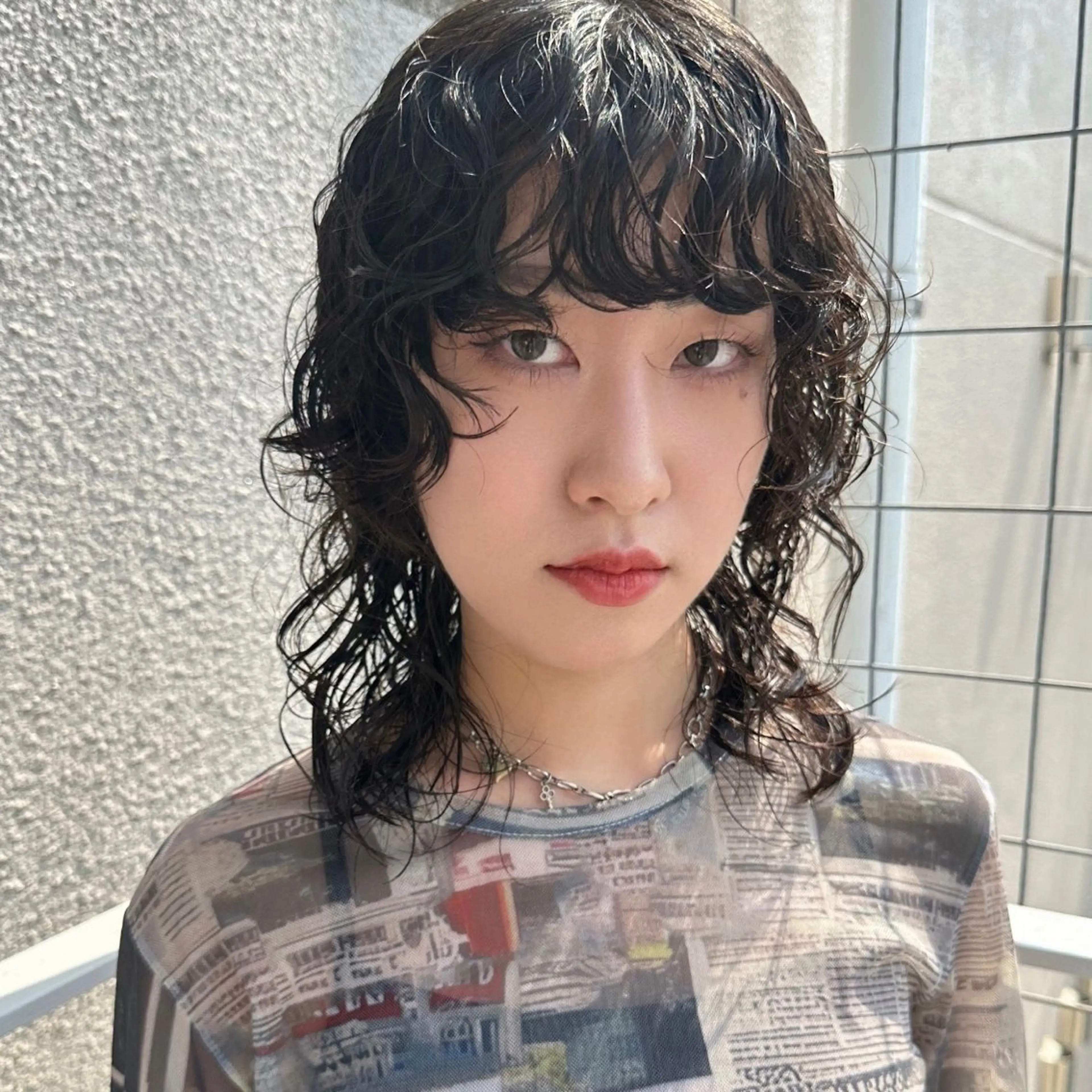 ミディアム パーマ ミディアムパーマ ウルフカット FBeauty 青山店所属・パーマ特化美容師 表参道のヘアスタイル