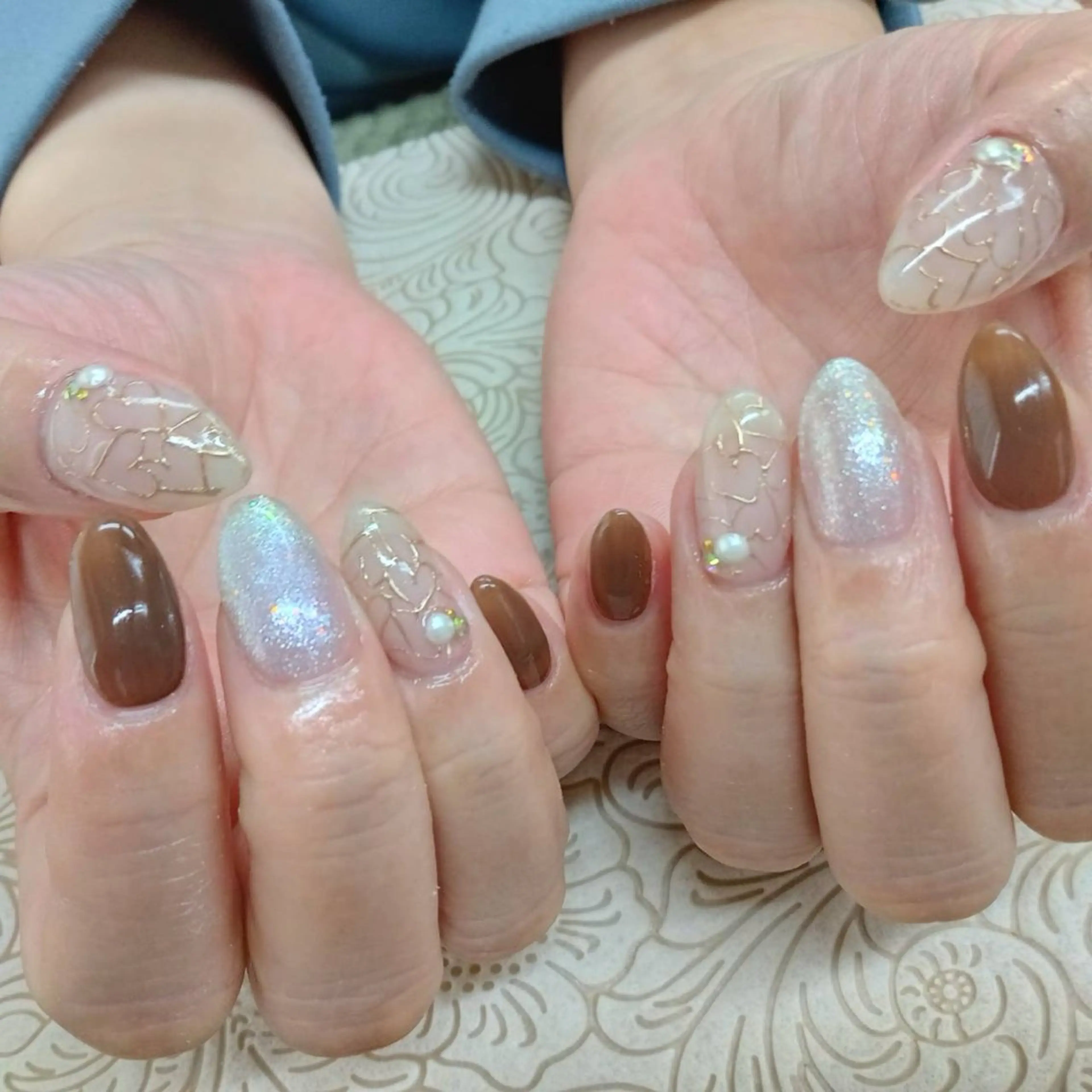 ネイル フラワーネイル precious nail room所属・precious nail  roomのネイルデザイン