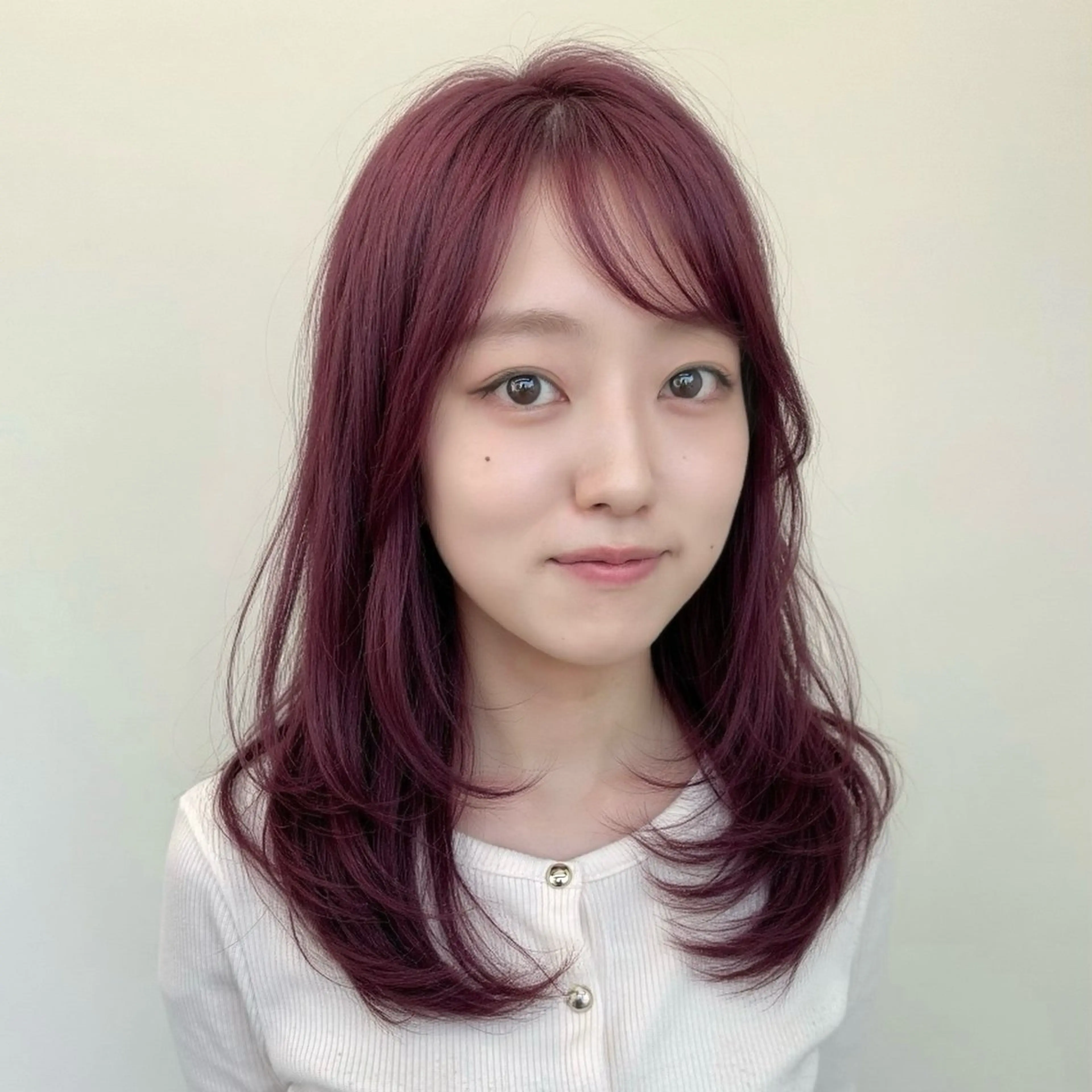 ロング カラー ヘアカラー トリートメント 縮毛/レイヤー 韓国/橋口のヘアスタイル