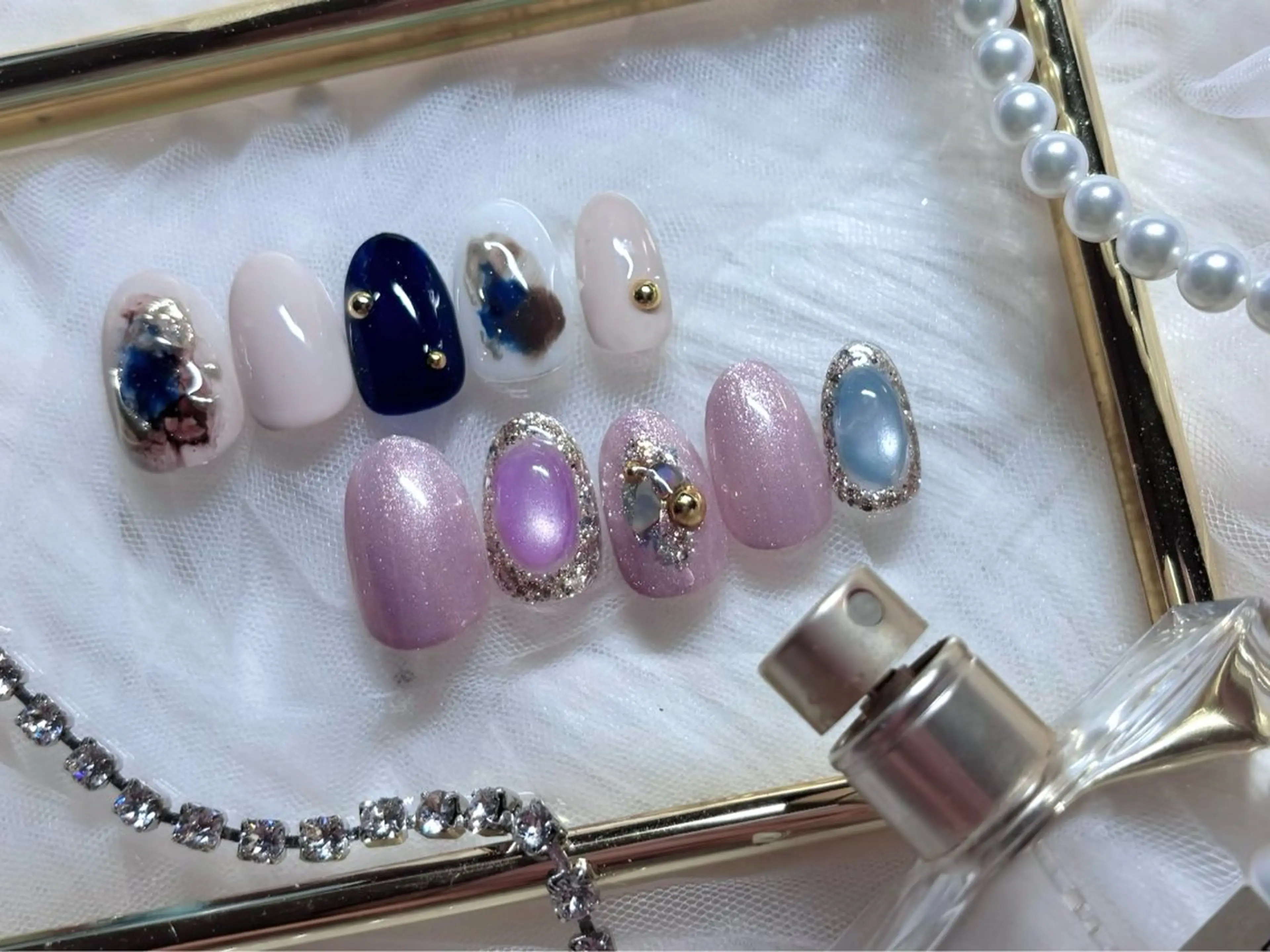 ネイル アートネイル ジェルネイル パラジェル ハンドネイル Noix 工藤のネイルデザイン