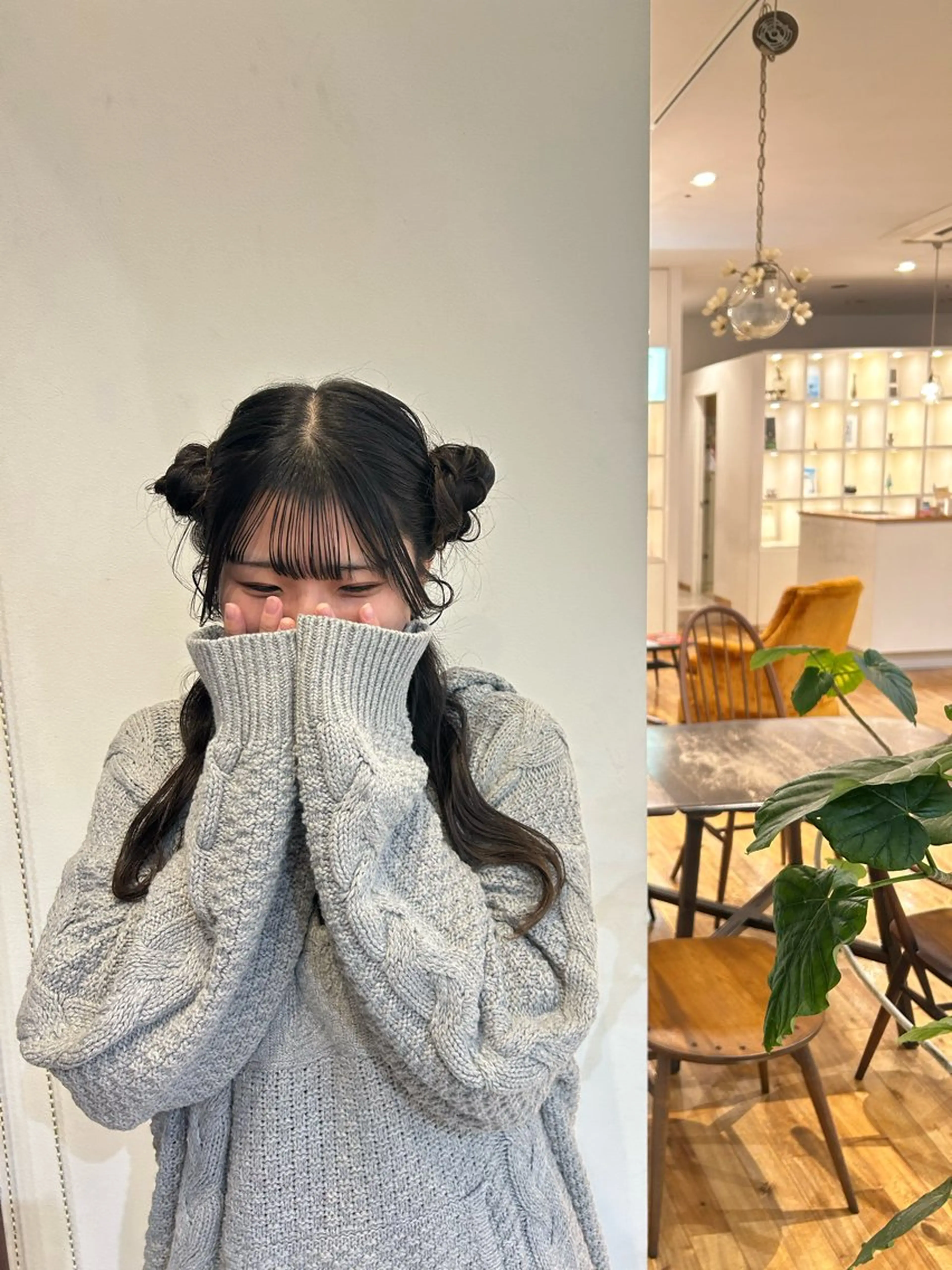 ロング ヘアセット sanaha🎀 カラーモデルのヘアスタイル